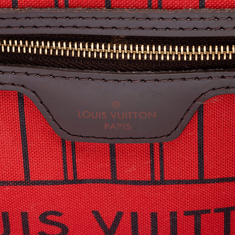 Louis Vuitton Damier Ebene Neverfull MM Tote (SHF-21931)