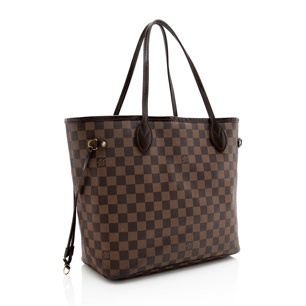 Louis Vuitton Damier Ebene Neverfull MM Tote (SHF-21931)