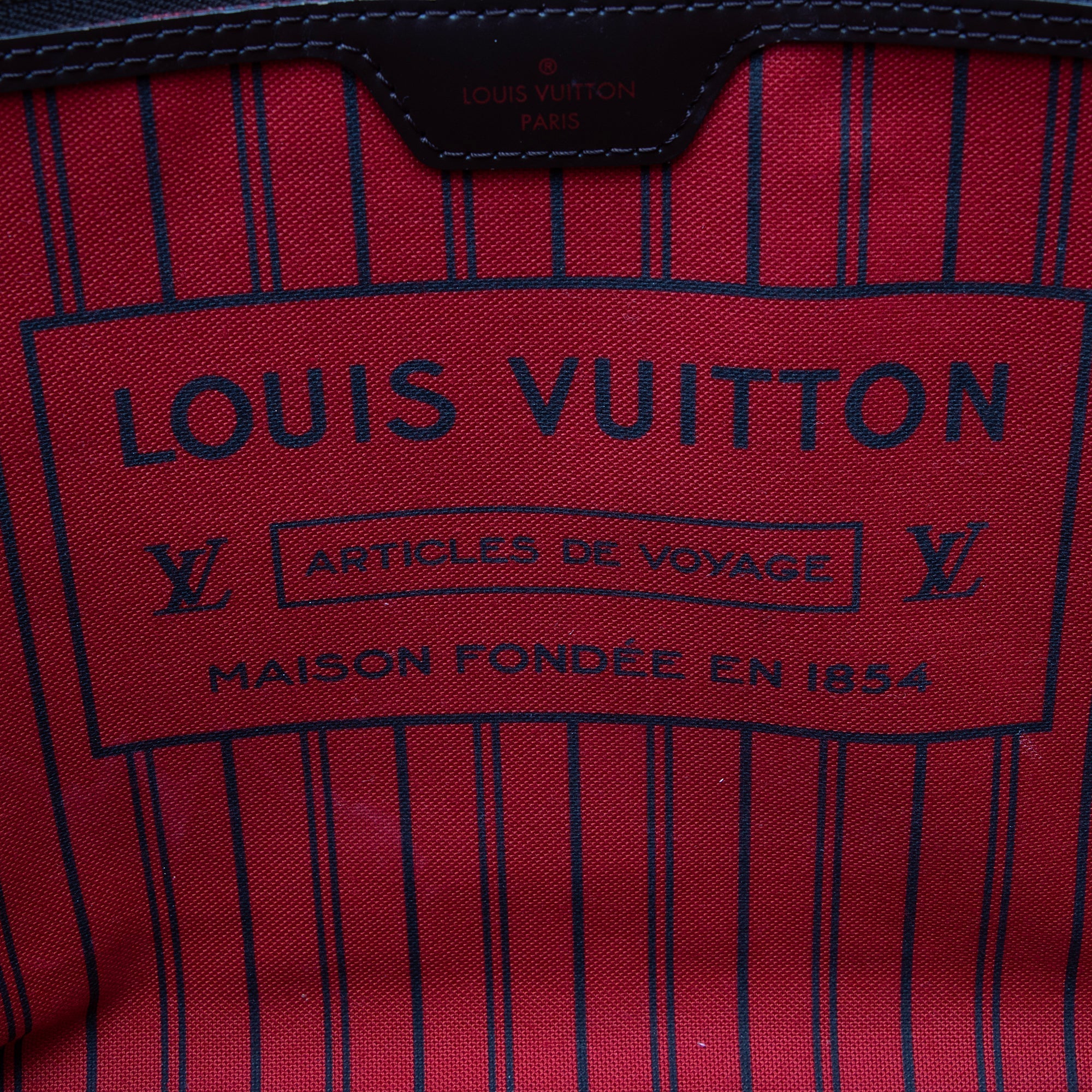 Louis Vuitton Damier Ebene Neverfull MM Tote (SHF-23215)