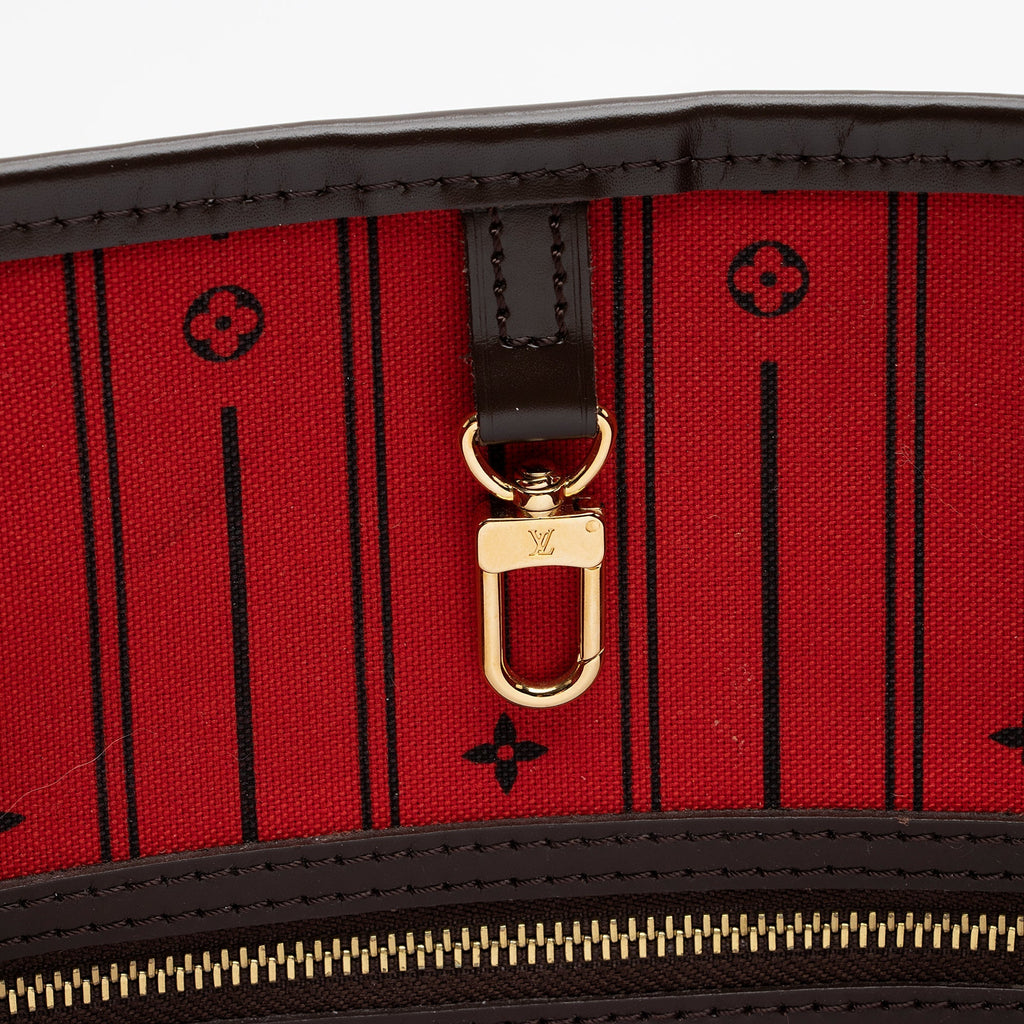 Louis Vuitton Damier Ebene Neverfull MM Tote (SHF-jASFZJ)