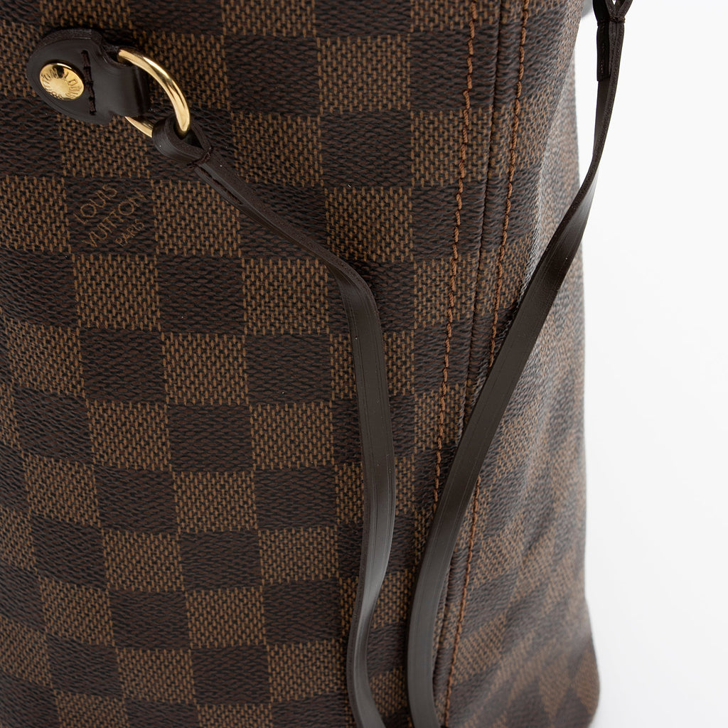 Louis Vuitton Damier Ebene Neverfull MM Tote (SHF-jASFZJ)
