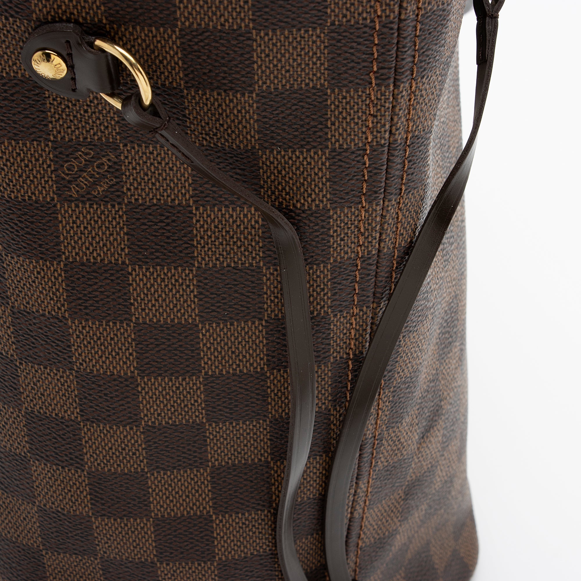 Louis Vuitton Damier Ebene Neverfull MM Tote (SHF-jASFZJ)