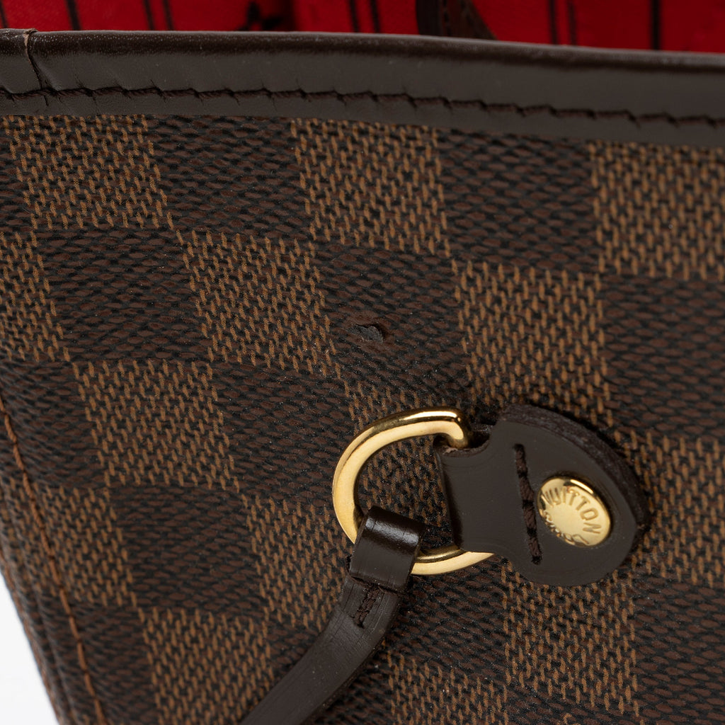 Louis Vuitton Damier Ebene Neverfull MM Tote (SHF-jASFZJ)