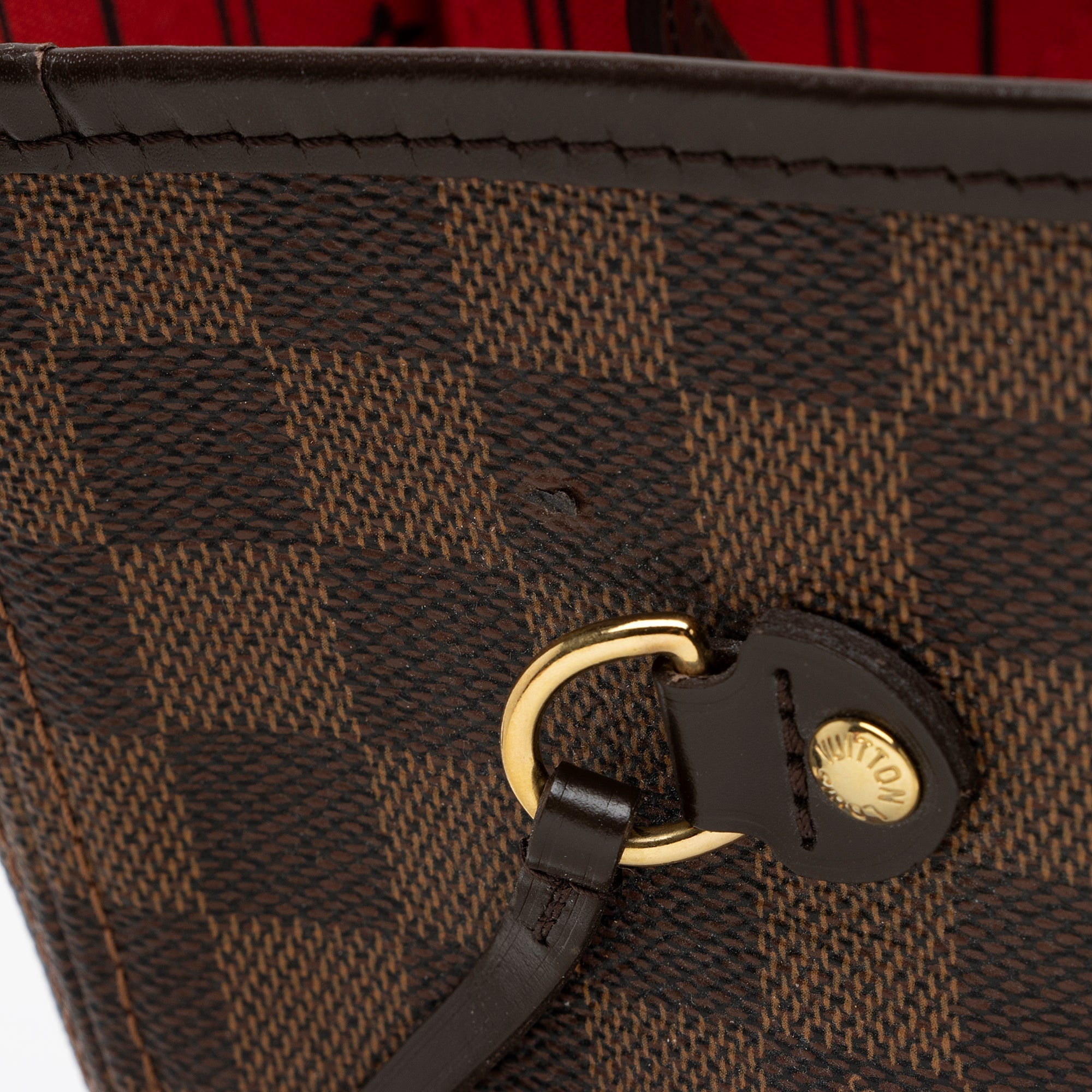 Louis Vuitton Damier Ebene Neverfull MM Tote (SHF-jASFZJ)