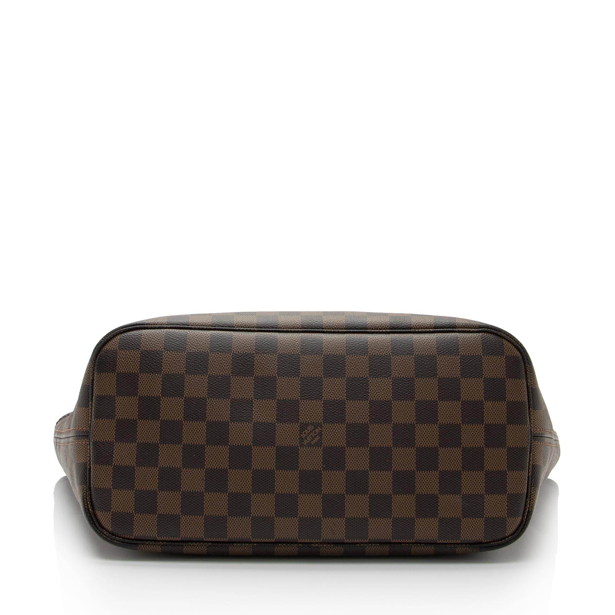 Louis Vuitton Damier Ebene Neverfull MM Tote (SHF-pG95Z6)