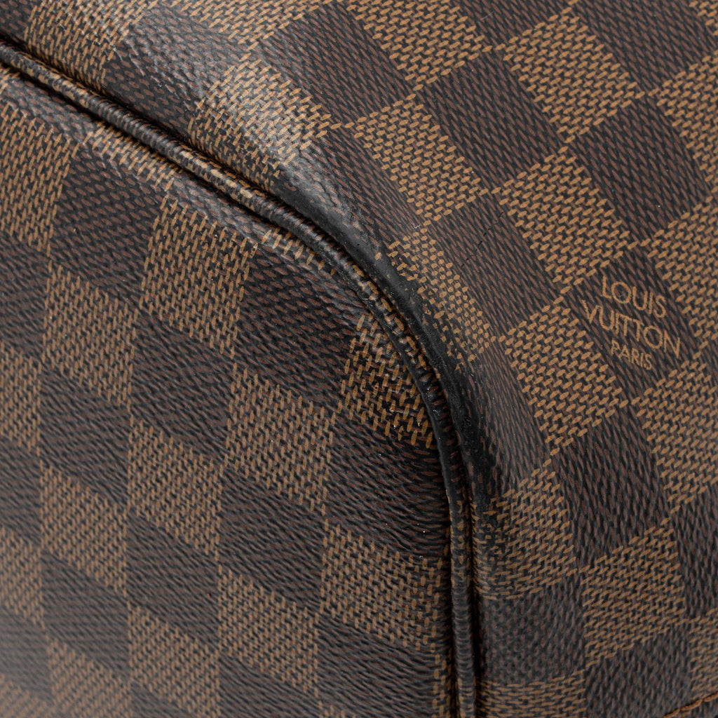 Louis Vuitton Damier Ebene Neverfull MM Tote (SHF-pG95Z6)