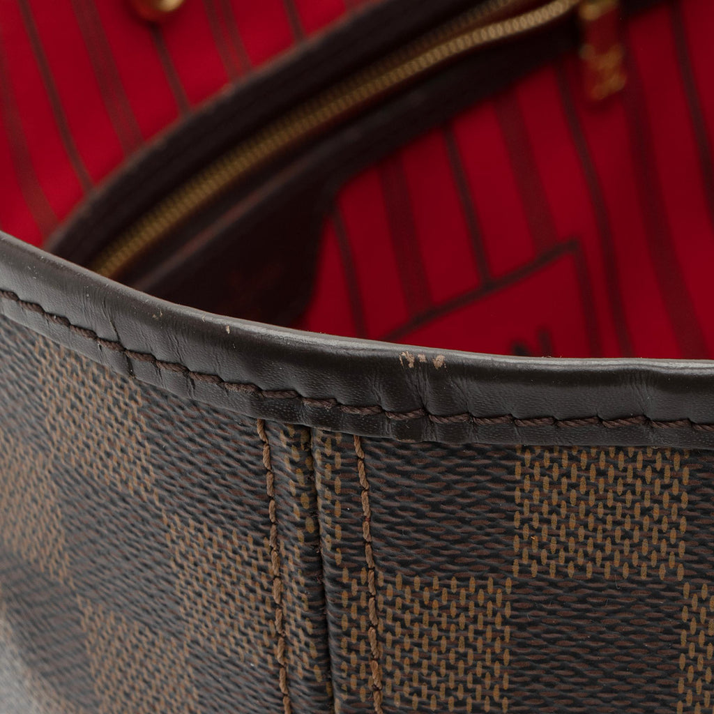 Louis Vuitton Damier Ebene Neverfull MM Tote (SHF-pG95Z6)