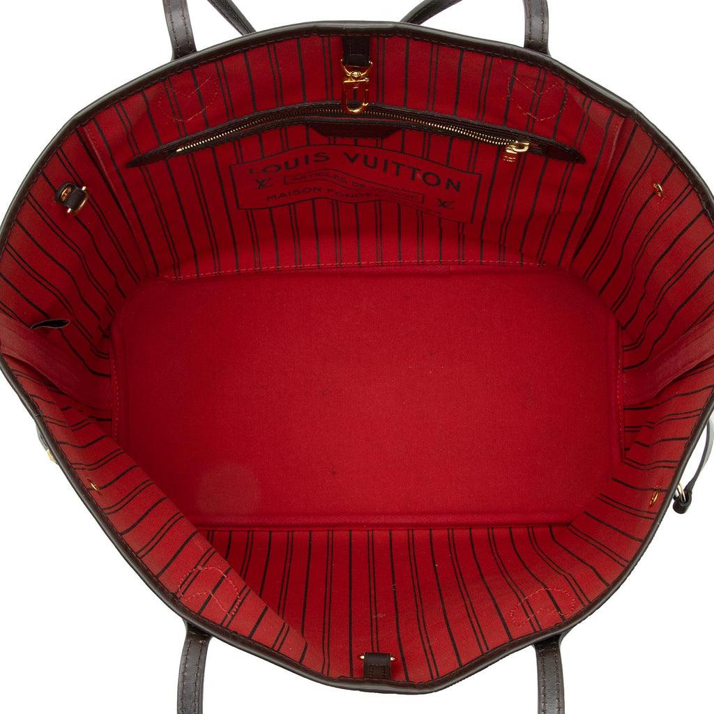 Louis Vuitton Damier Ebene Neverfull MM Tote (SHF-pG95Z6)