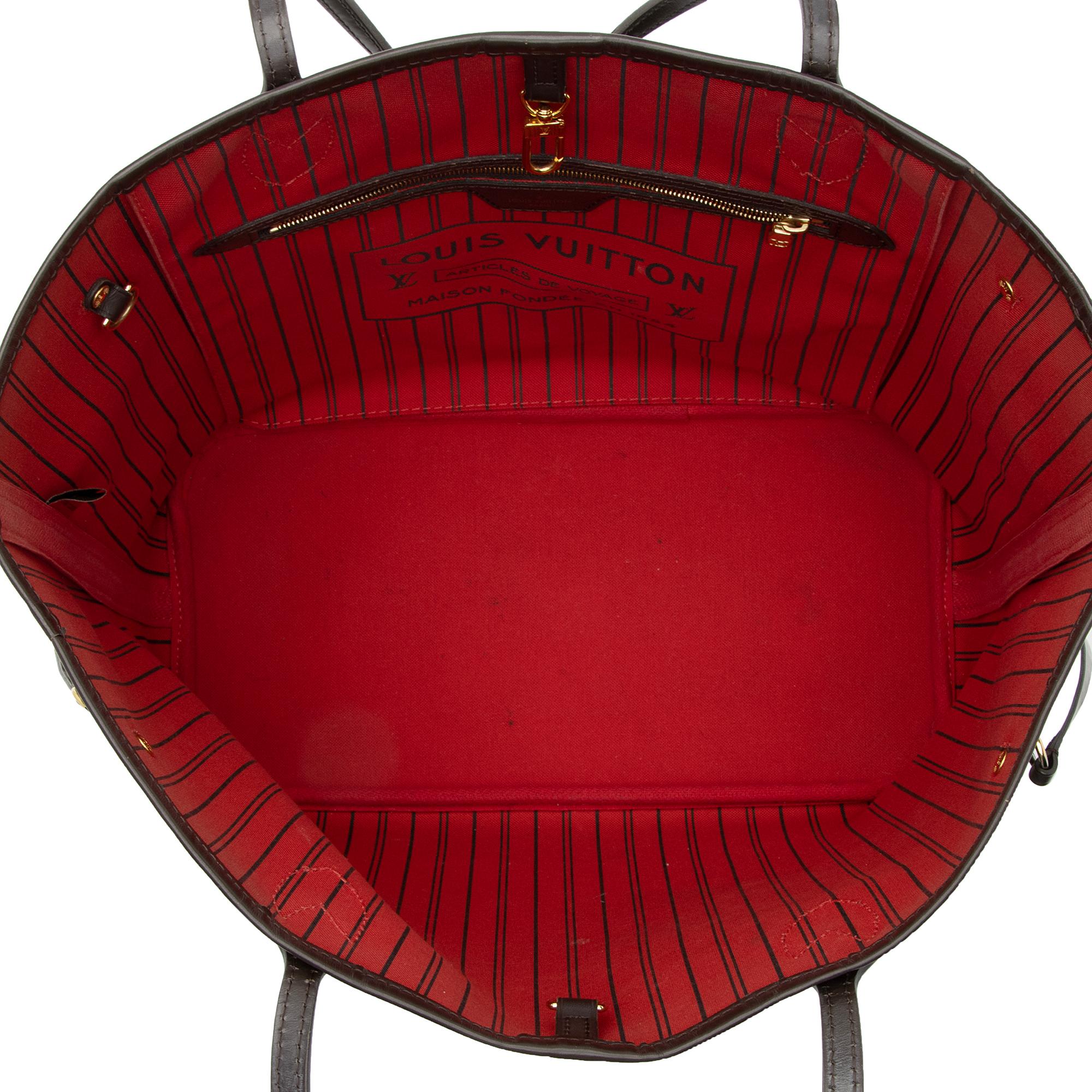 Louis Vuitton Damier Ebene Neverfull MM Tote (SHF-pG95Z6)