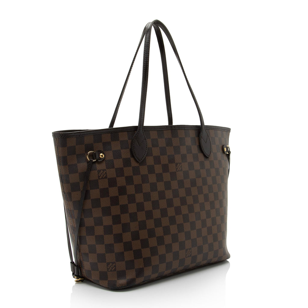 Louis Vuitton Damier Ebene Neverfull MM Tote (SHF-pG95Z6)