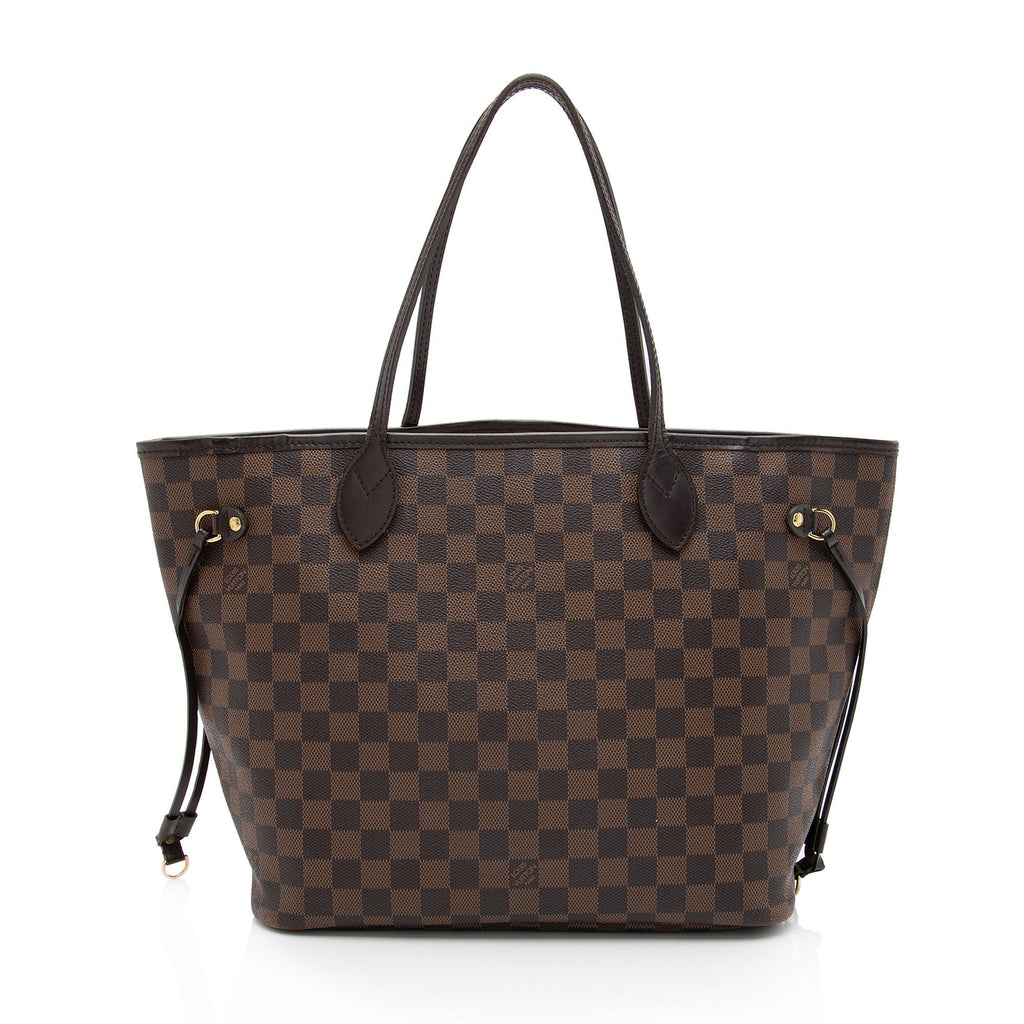 Louis Vuitton Damier Ebene Neverfull MM Tote (SHF-7gknaP)