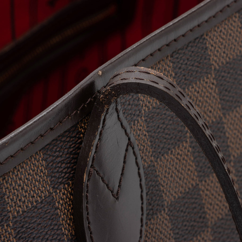 Louis Vuitton Damier Ebene Neverfull MM Tote (SHF-7gknaP)