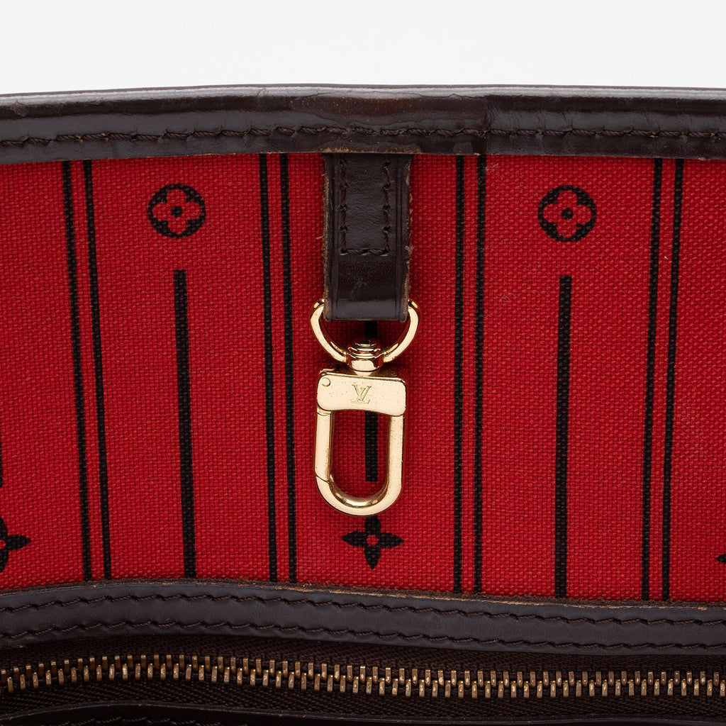 Louis Vuitton Damier Ebene Neverfull MM Tote (SHF-7gknaP)