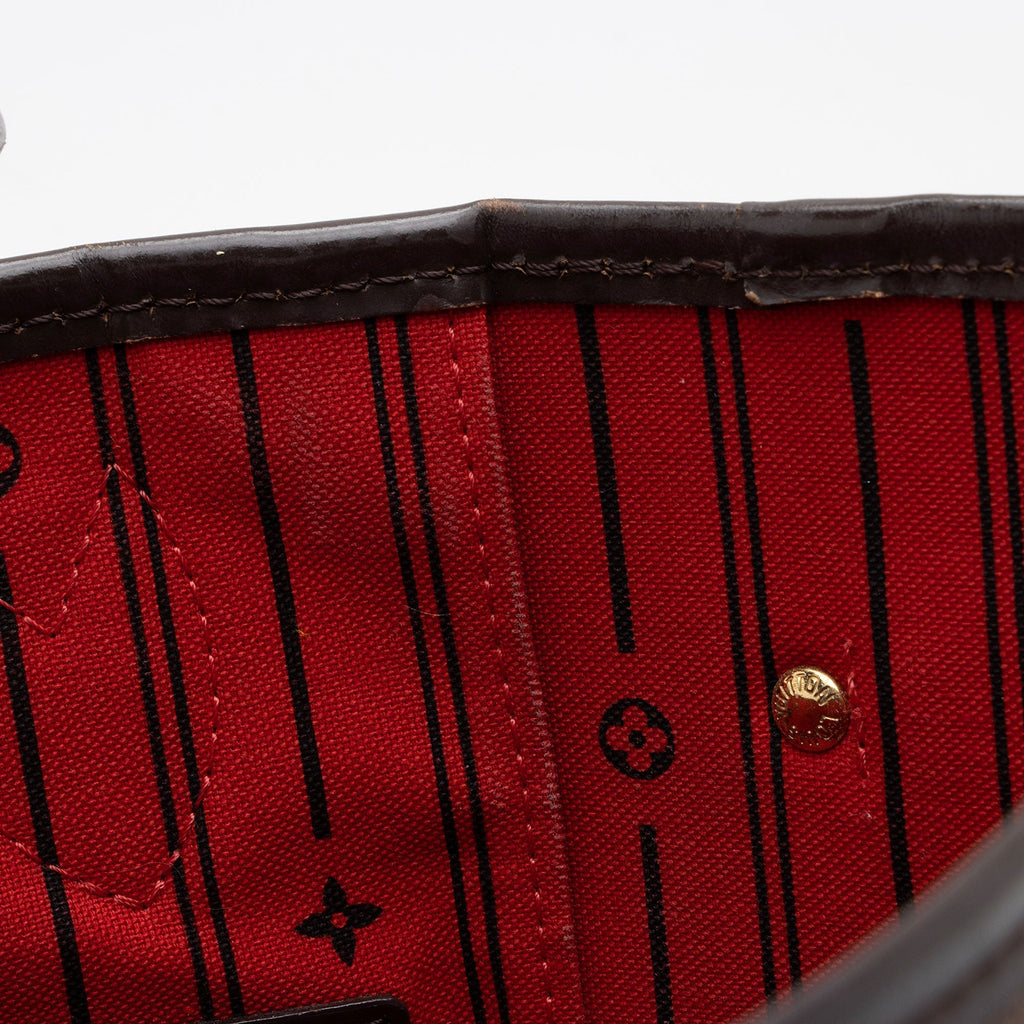Louis Vuitton Damier Ebene Neverfull MM Tote (SHF-7gknaP)