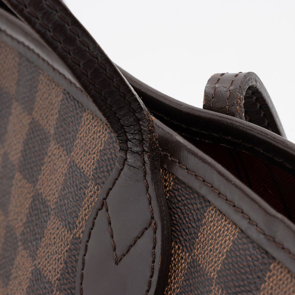 Louis Vuitton Damier Ebene Neverfull MM Tote (SHF-7gknaP)