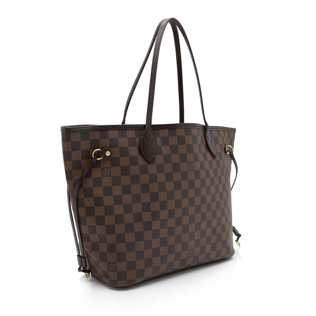 Louis Vuitton Damier Ebene Neverfull MM Tote (SHF-7gknaP)
