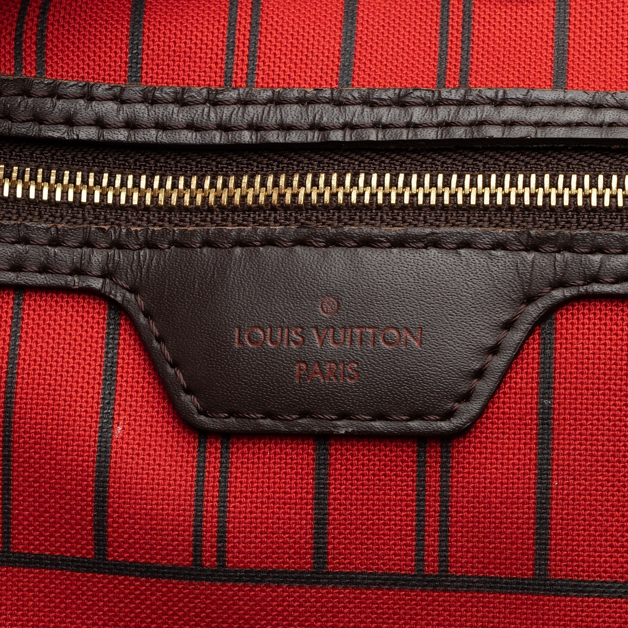 Louis Vuitton Damier Ebene Neverfull MM Tote