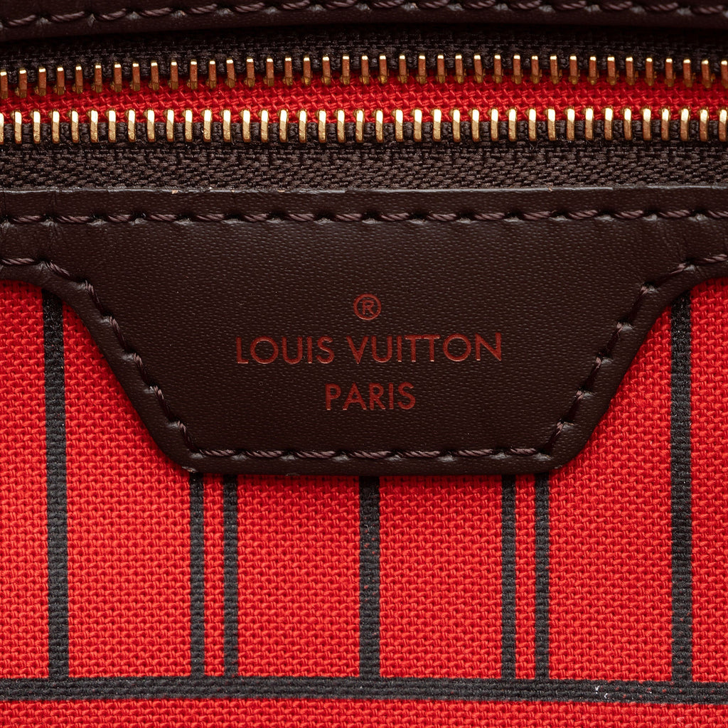 Louis Vuitton Damier Ebene Neverfull MM Tote (SHF-FzusJU)