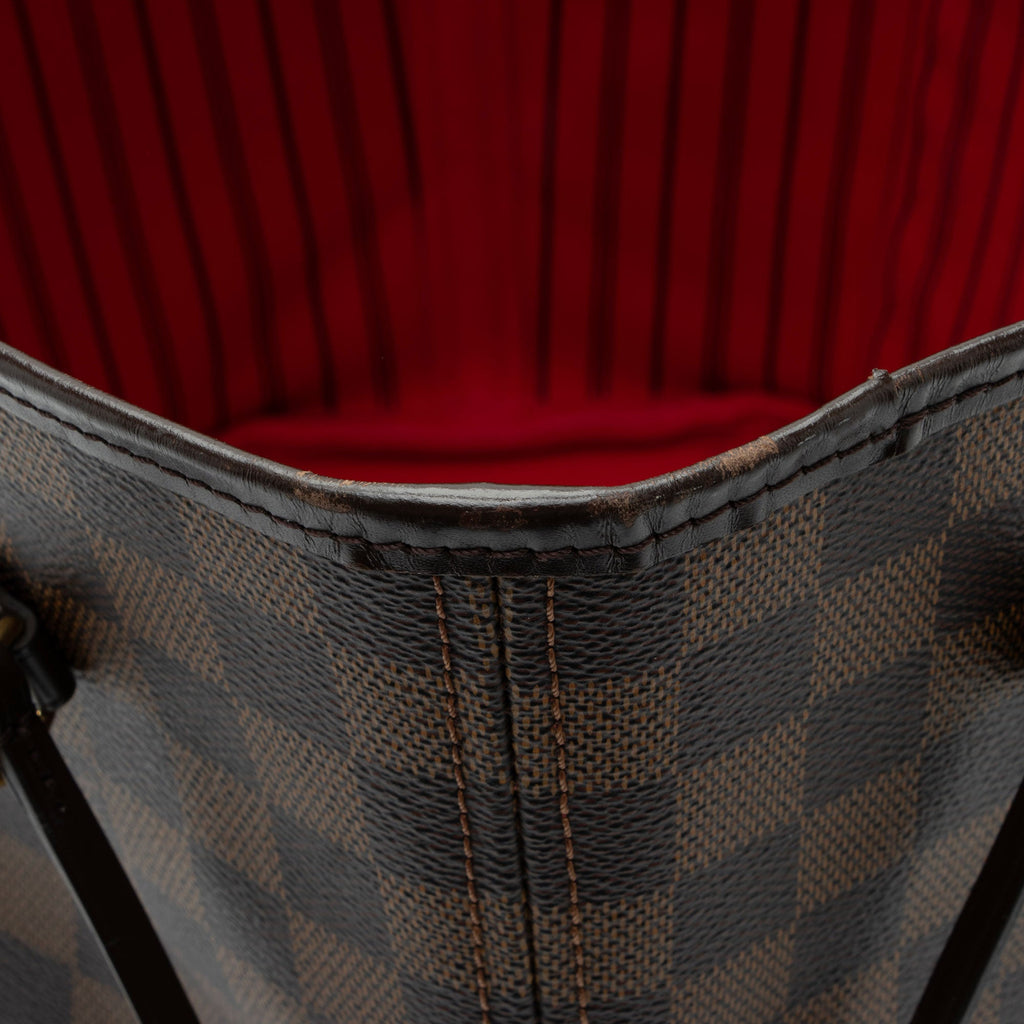 Louis Vuitton Damier Ebene Neverfull MM Tote (SHF-JgRumD)