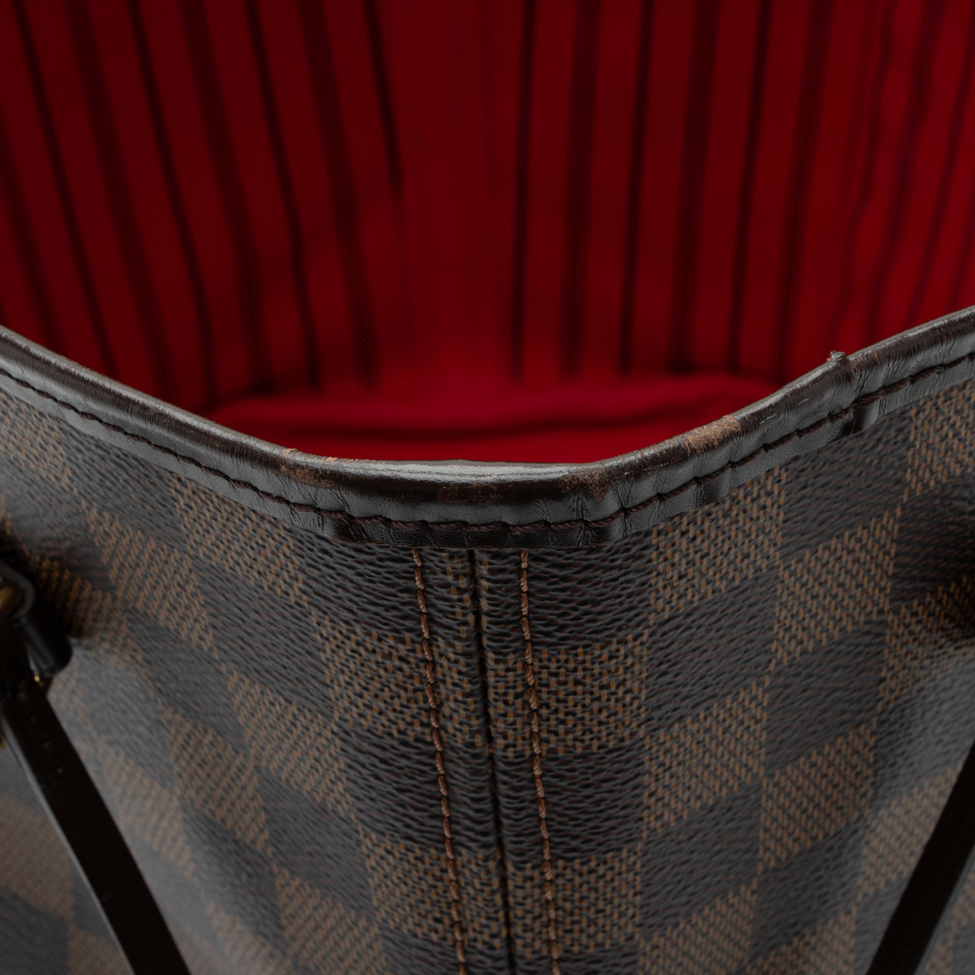 Louis Vuitton Damier Ebene Neverfull MM Tote (SHF-JgRumD)
