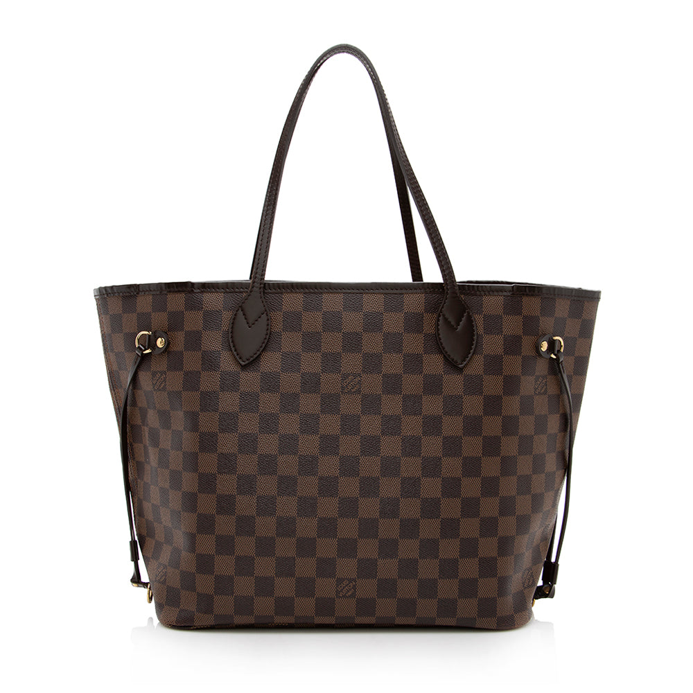 Louis Vuitton Damier Ebene Neverfull MM Tote (SHF-17060)