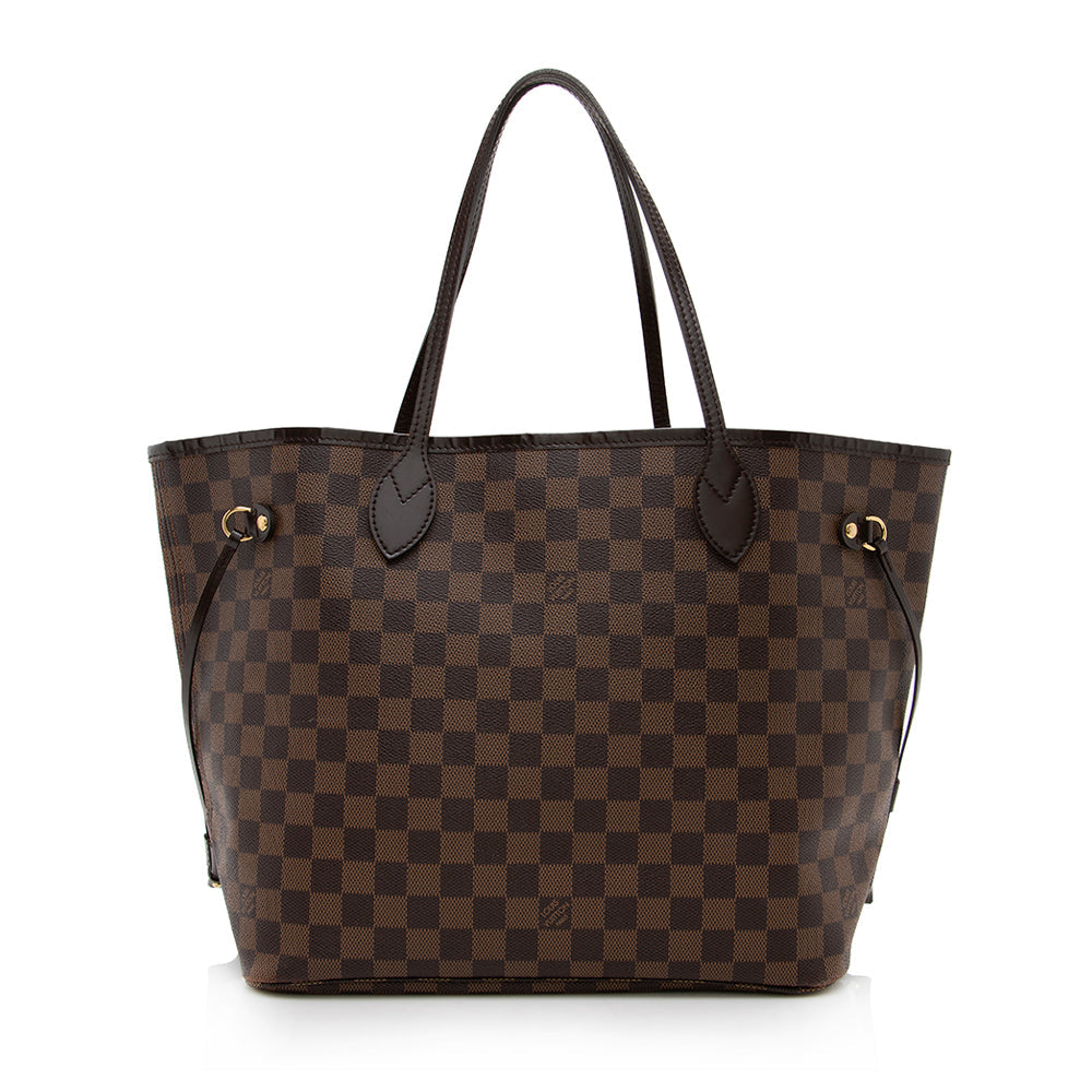 Louis Vuitton Damier Ebene Neverfull MM Tote (SHF-17060)