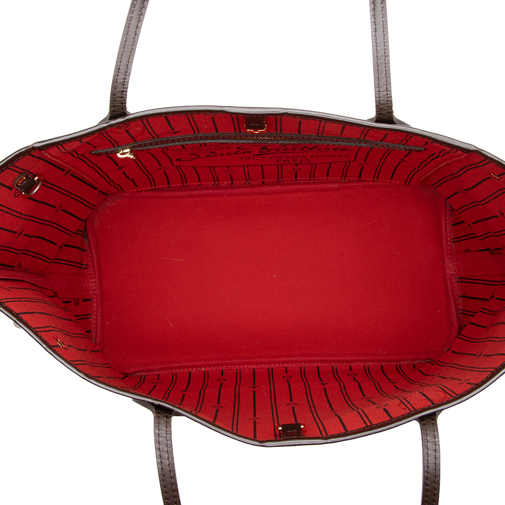 Louis Vuitton Damier Ebene Neverfull MM Tote (SHF-17060)