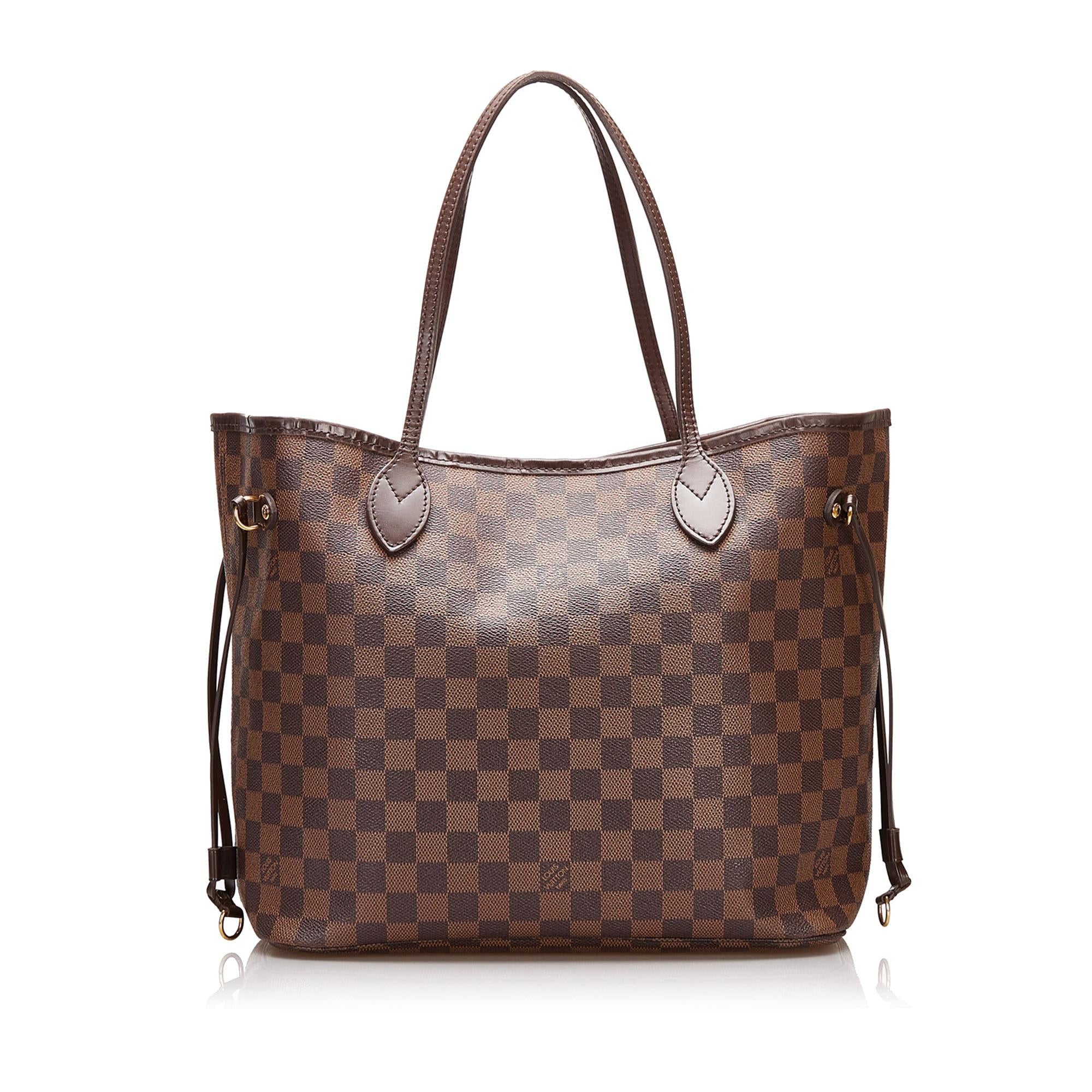 Louis Vuitton Damier Ebene Neverfull MM (SHG-35464)