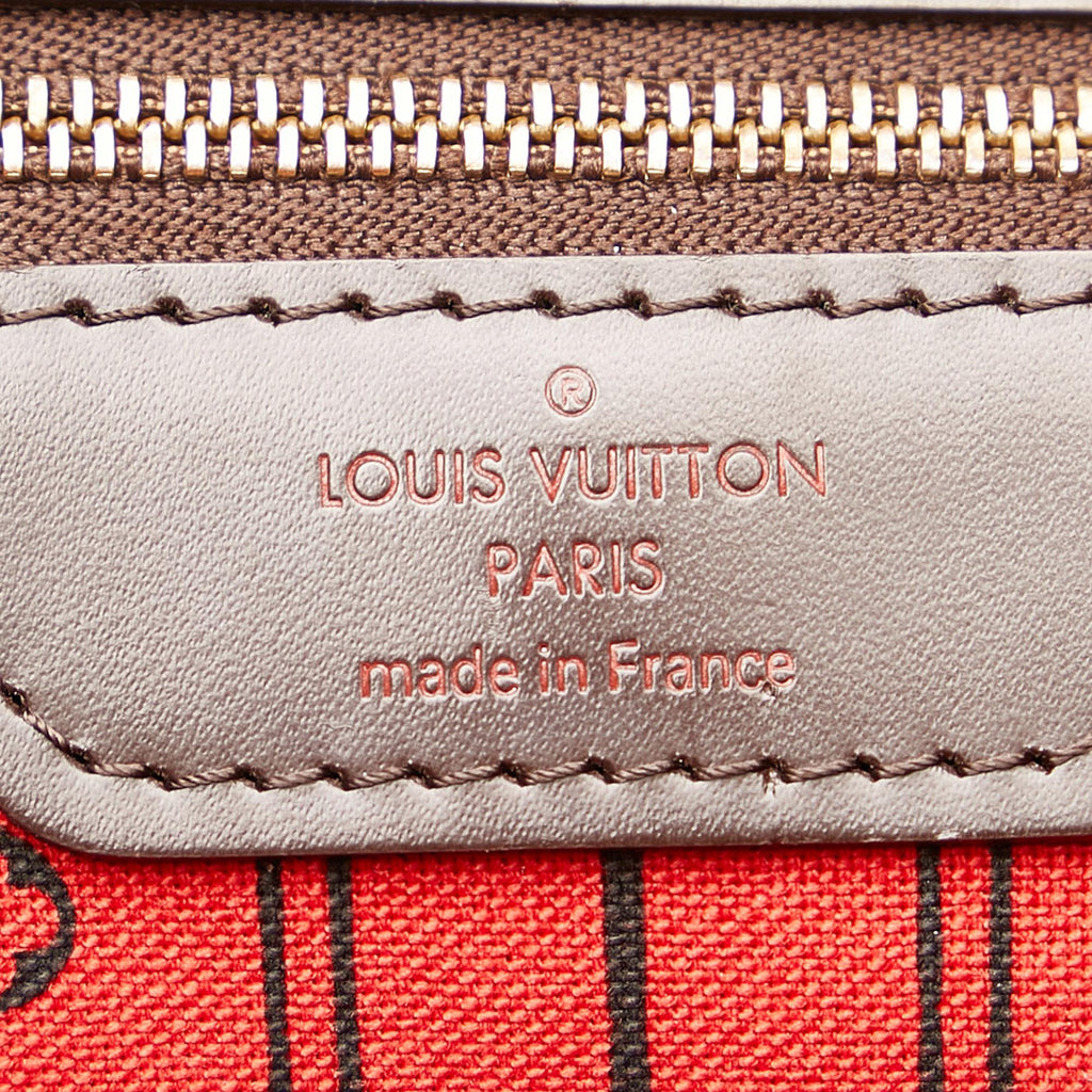 Louis Vuitton Damier Ebene Neverfull MM (SHG-35464)