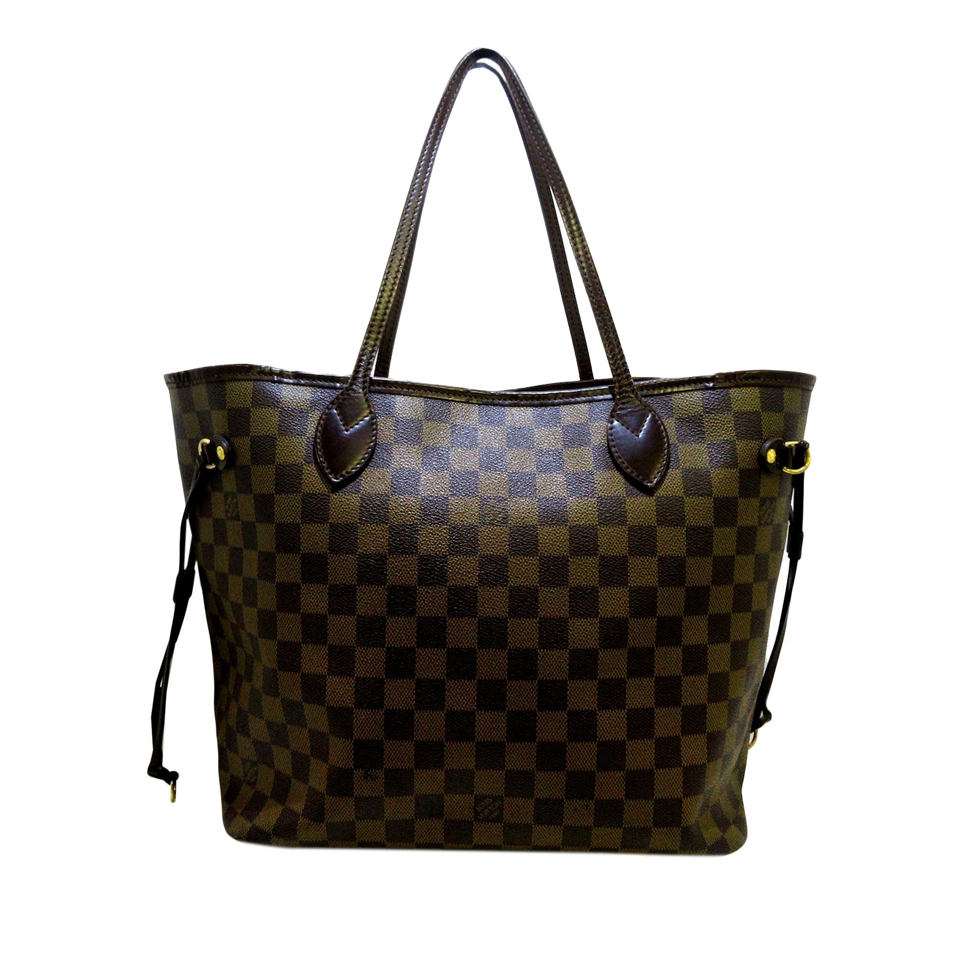 Louis Vuitton Damier Ebene Neverfull MM (SHG-36266)