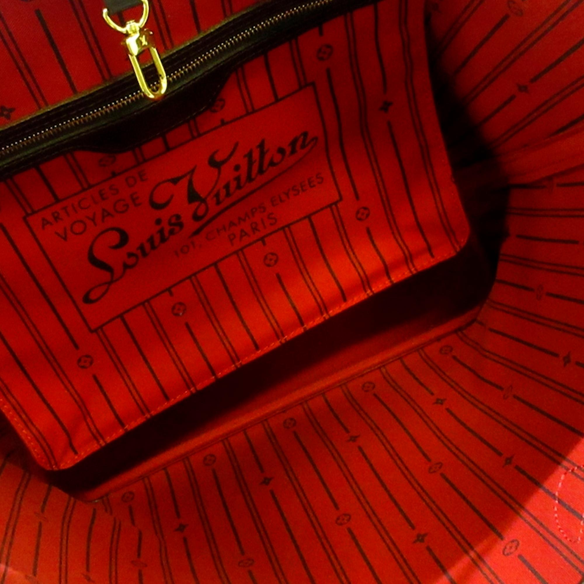 Louis Vuitton Damier Ebene Neverfull MM (SHG-36266)