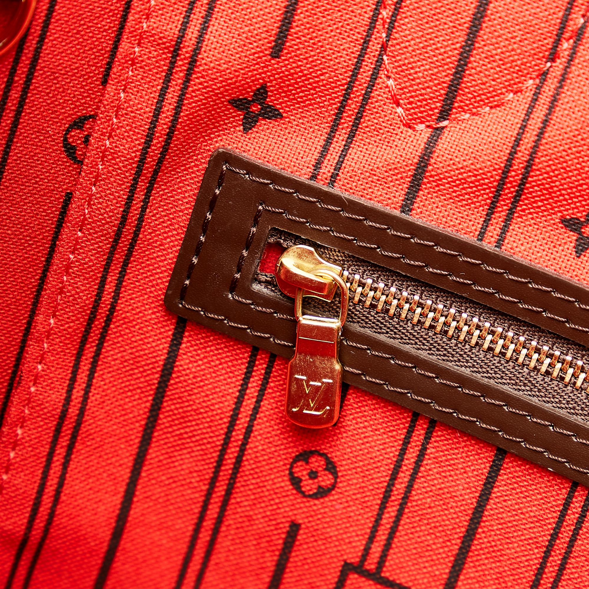 Louis Vuitton Damier Ebene Neverfull MM (SHG-36535)