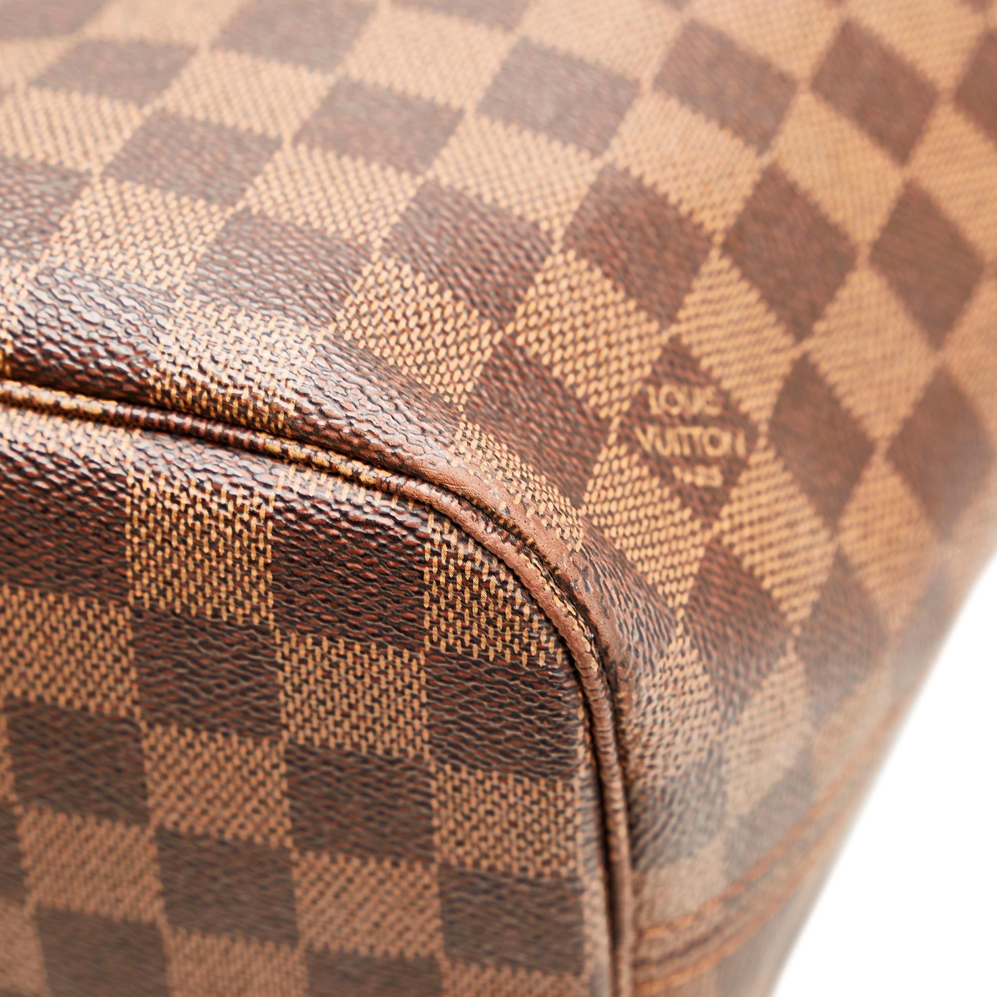 Louis Vuitton Damier Ebene Neverfull MM (SHG-36535)