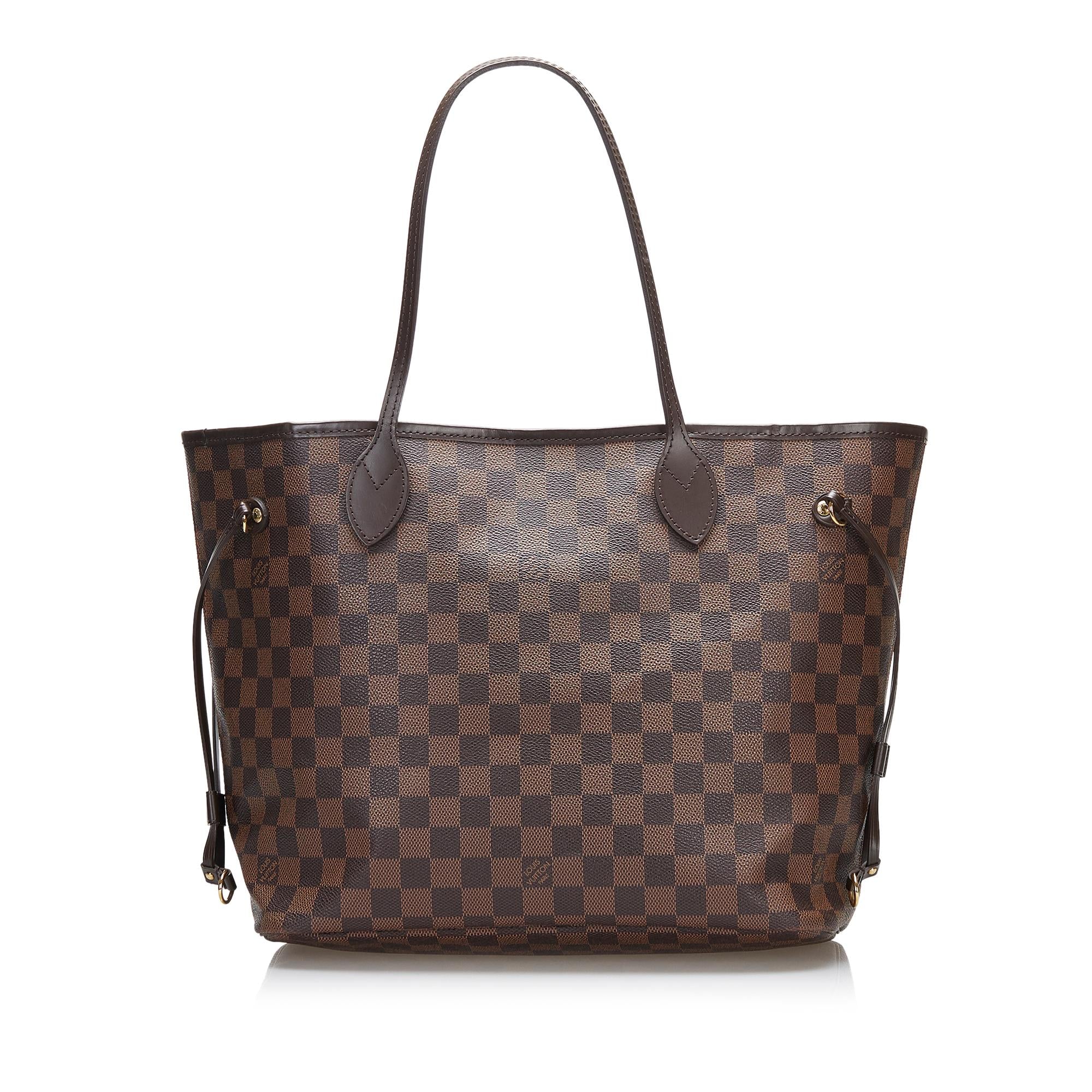 Louis Vuitton Damier Ebene Neverfull MM (SHG-37125)
