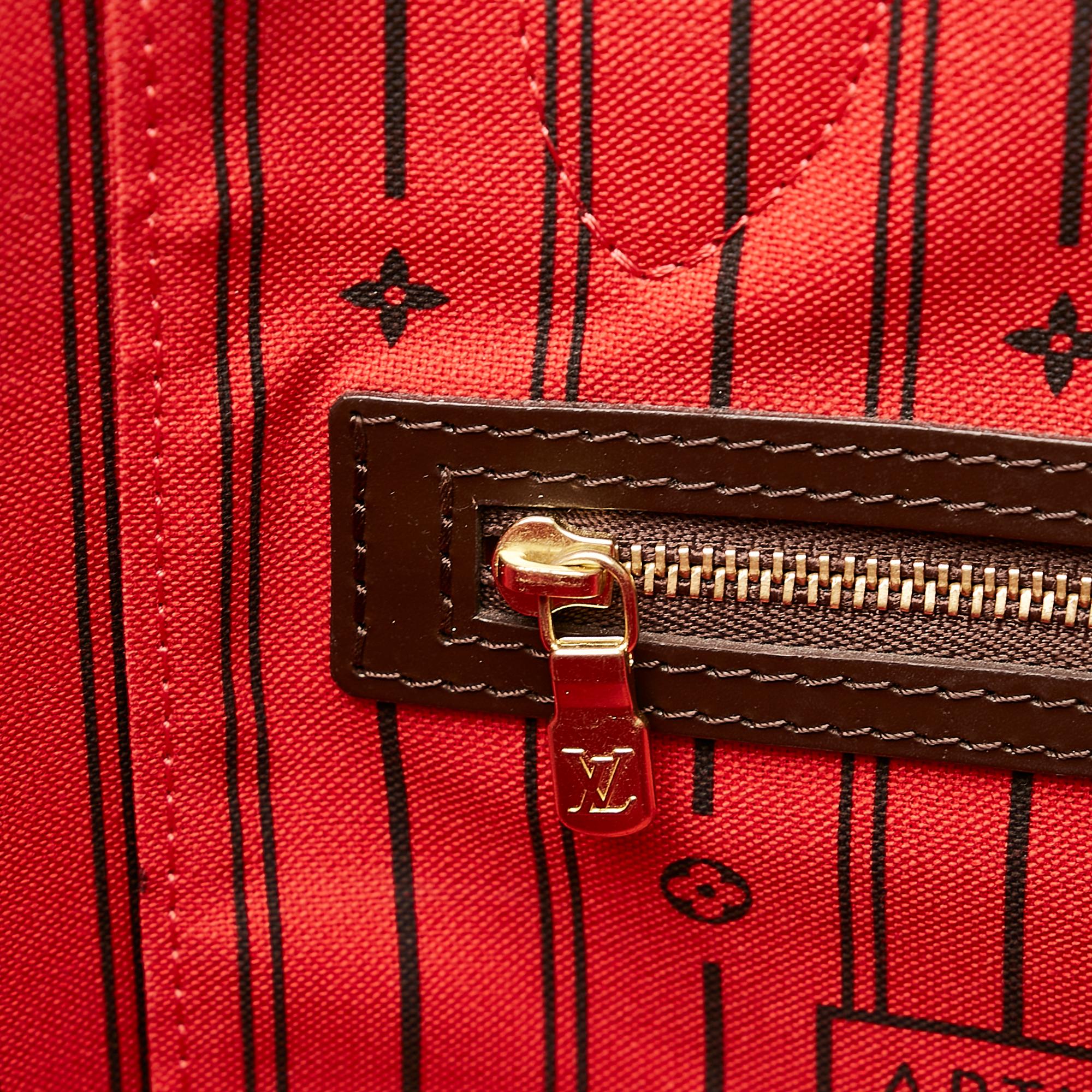 Louis Vuitton Damier Ebene Neverfull MM (SHG-37125)