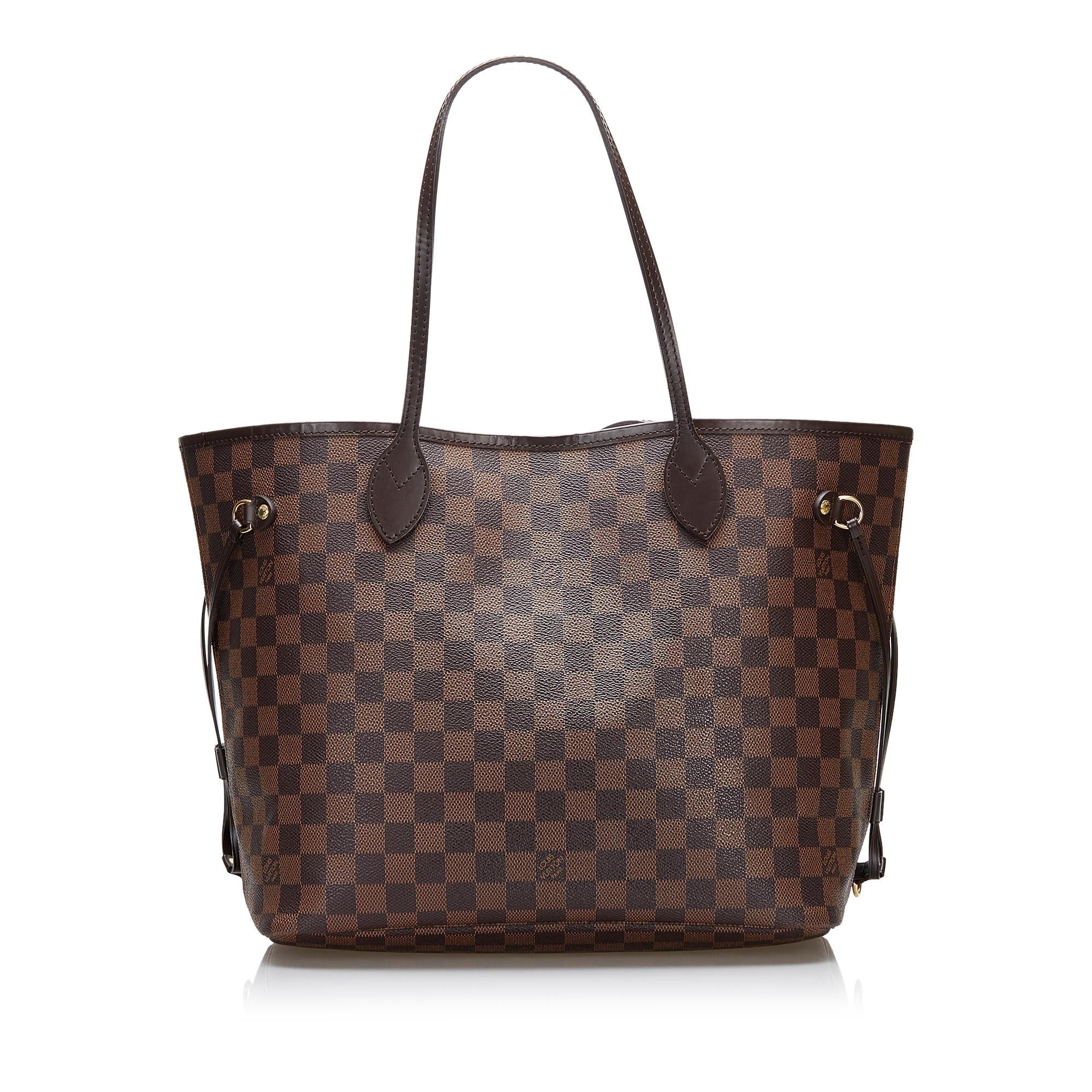 Louis Vuitton Damier Ebene Neverfull MM (SHG-37125)