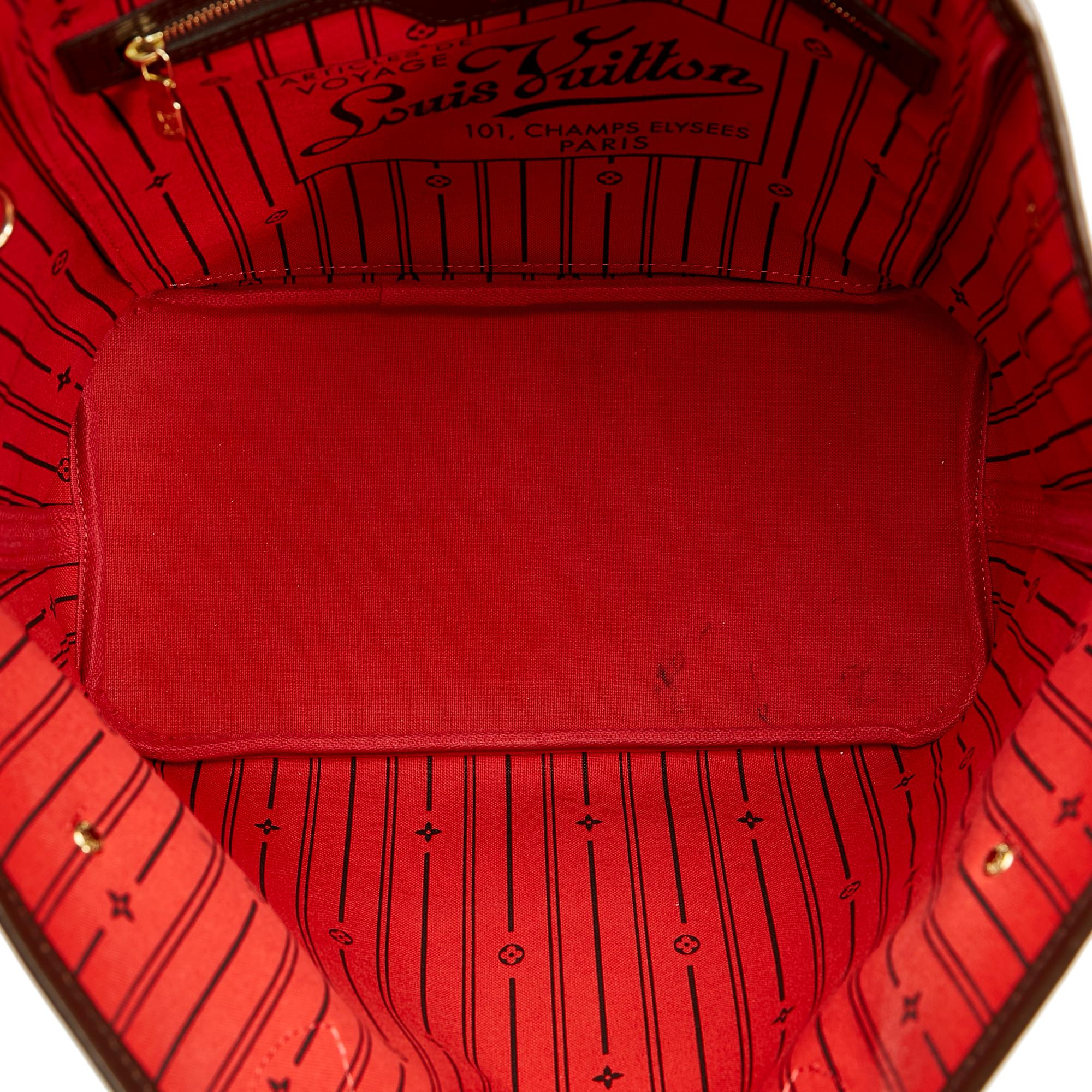 Louis Vuitton Damier Ebene Neverfull MM (SHG-37125)