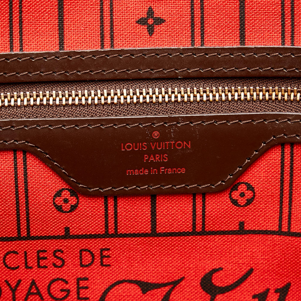 Louis Vuitton Damier Ebene Neverfull MM (SHG-37125)