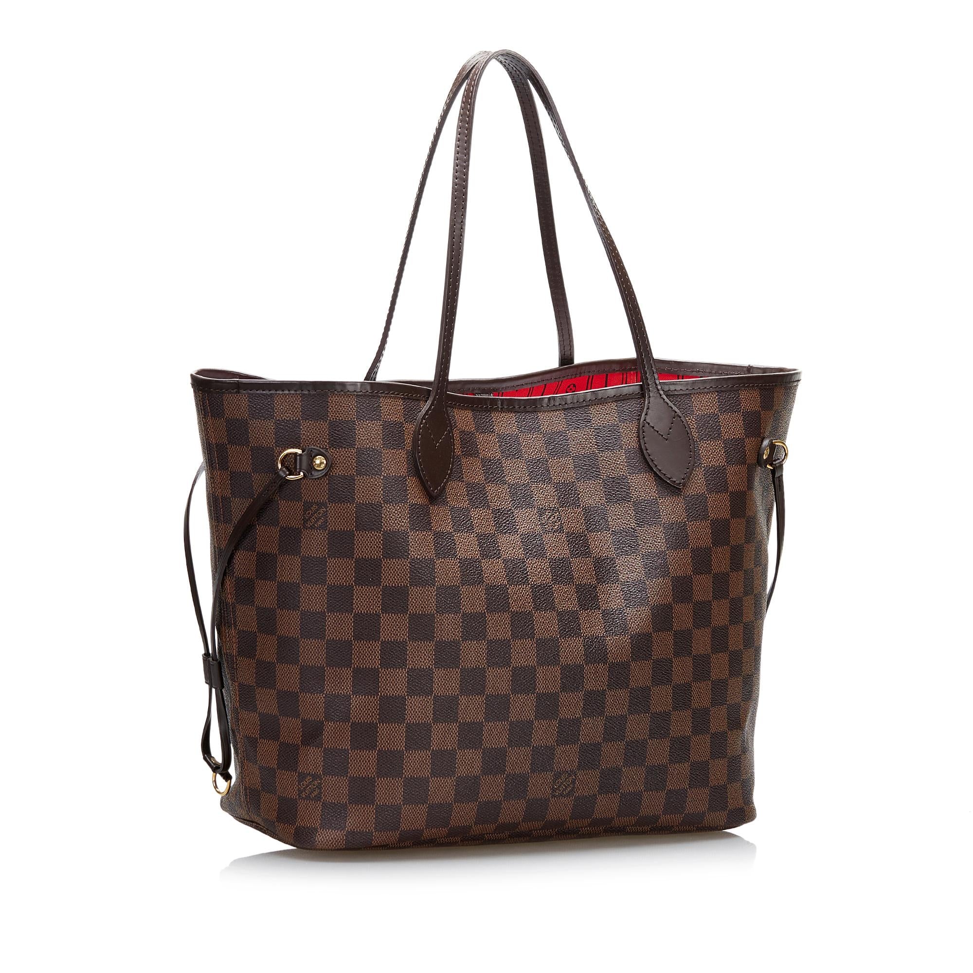 Louis Vuitton Damier Ebene Neverfull MM (SHG-37125)