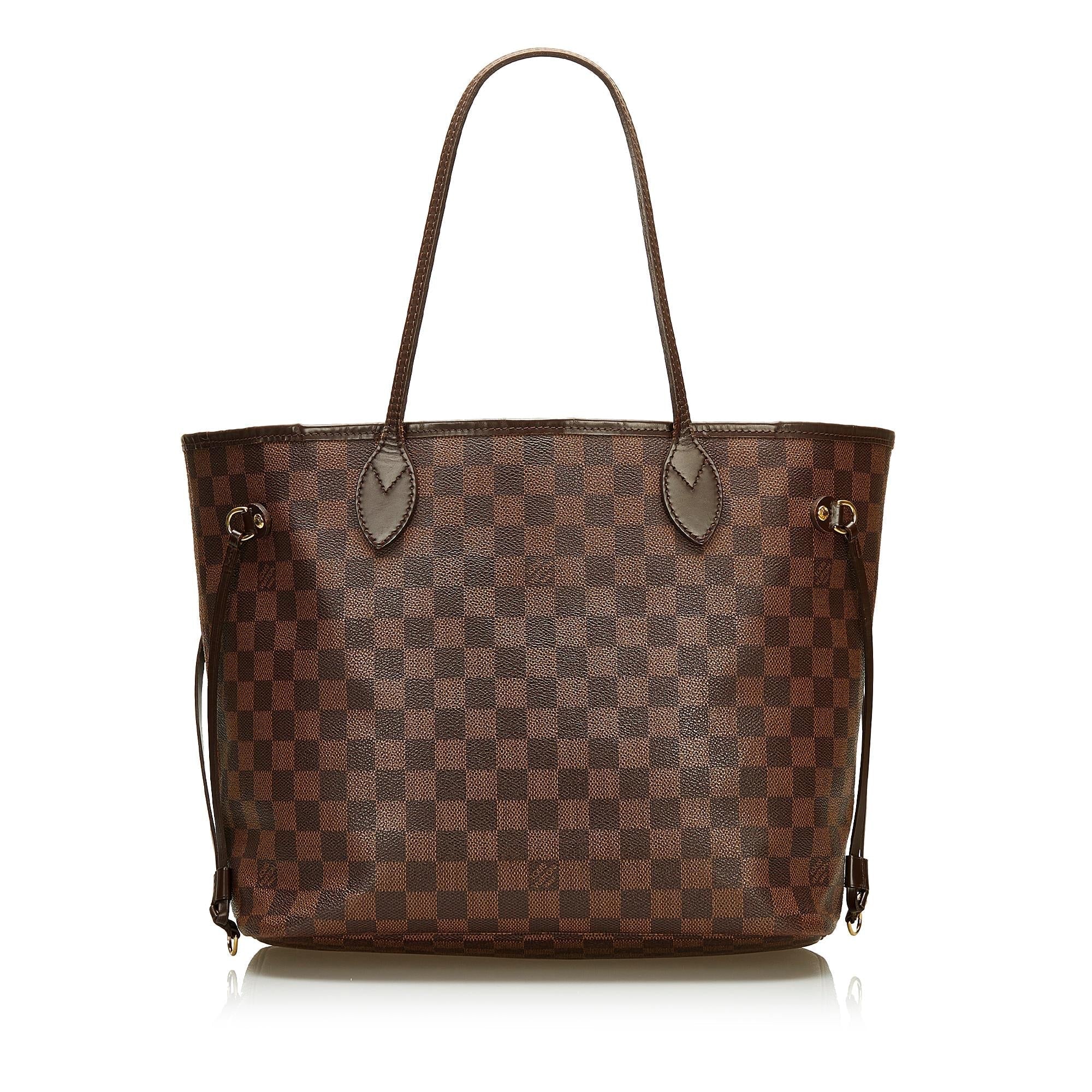 Louis Vuitton Damier Ebene Neverfull MM (SHG-37251)