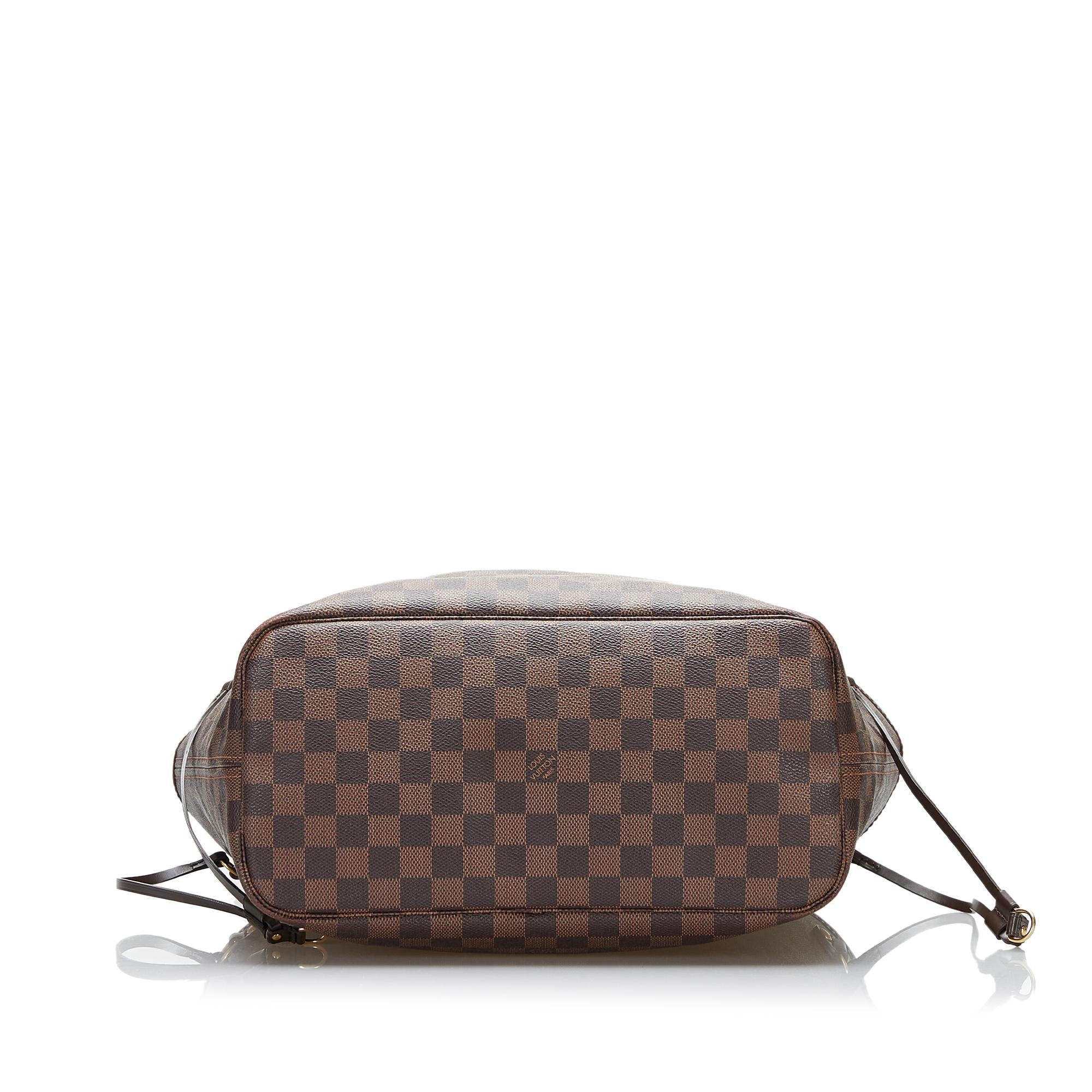 Louis Vuitton Damier Ebene Neverfull MM (SHG-RDWyhO)