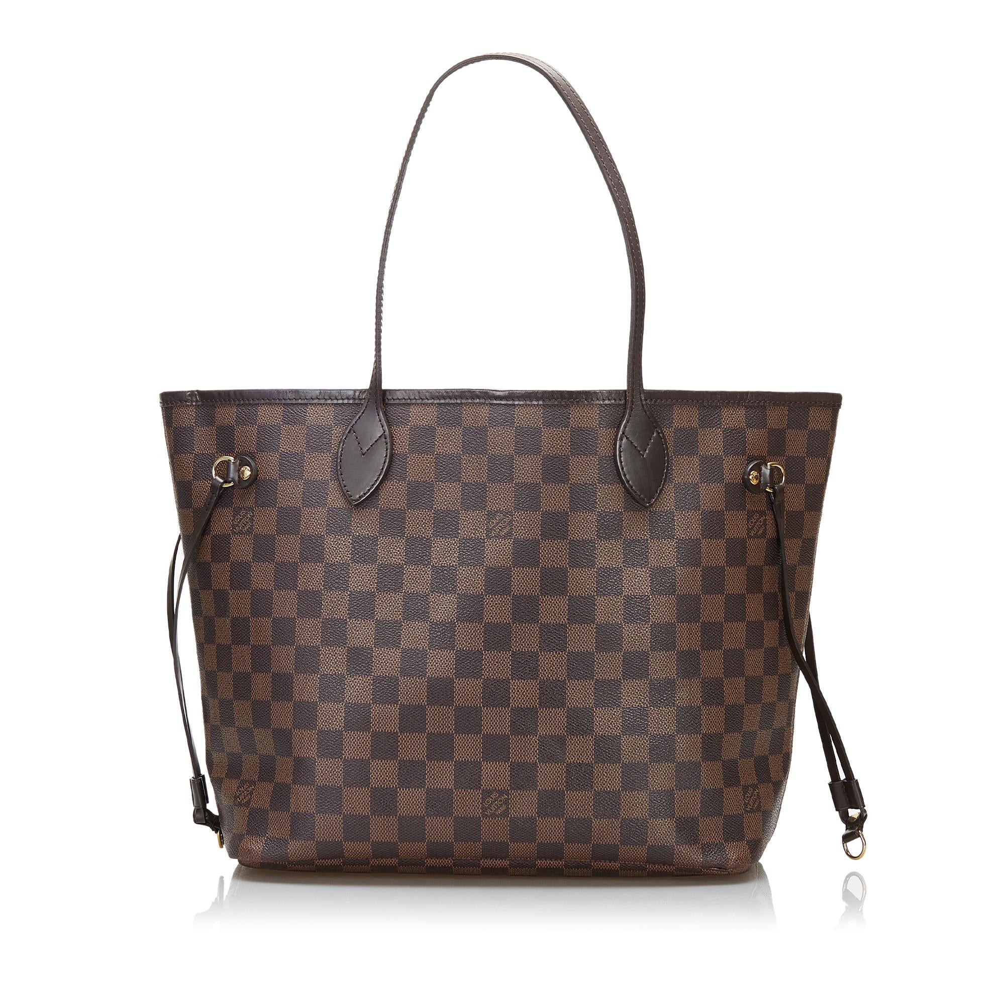 Louis Vuitton Damier Ebene Neverfull MM (SHG-RDWyhO)