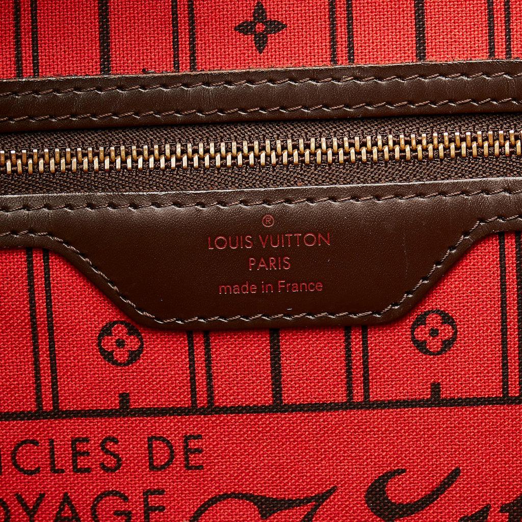 Louis Vuitton Damier Ebene Neverfull MM (SHG-RDWyhO)