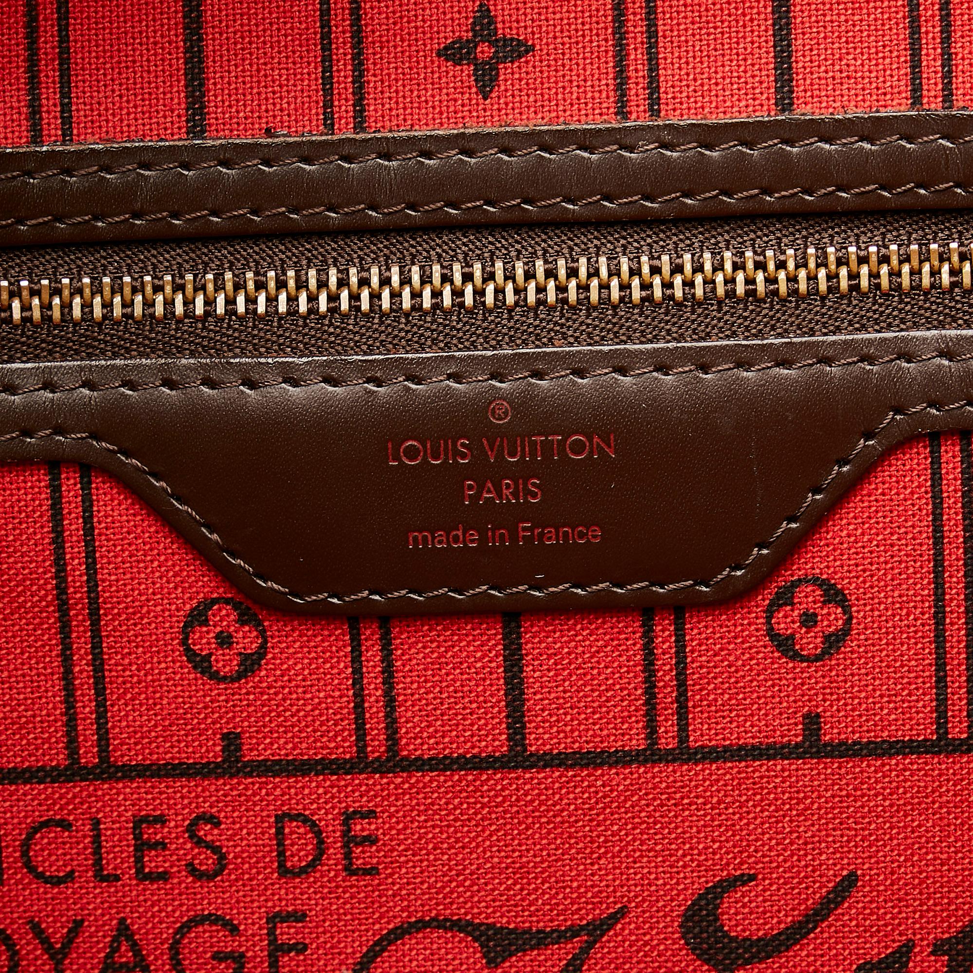 Louis Vuitton Damier Ebene Neverfull MM (SHG-RDWyhO)