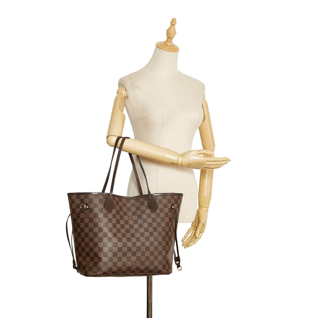Louis Vuitton Damier Ebene Neverfull MM (SHG-RDWyhO)