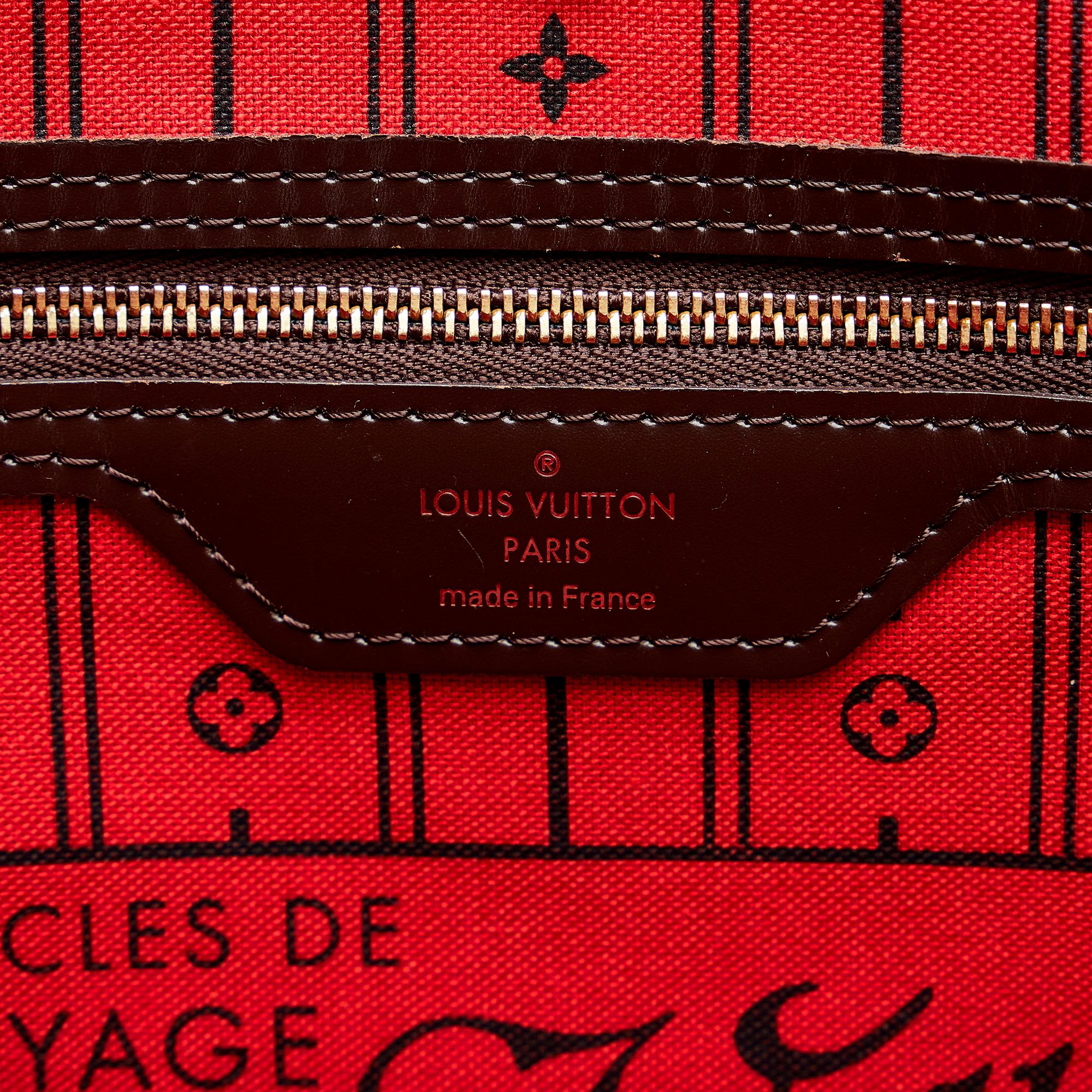 Louis Vuitton Damier Ebene Neverfull MM (SHG-SimpVx)