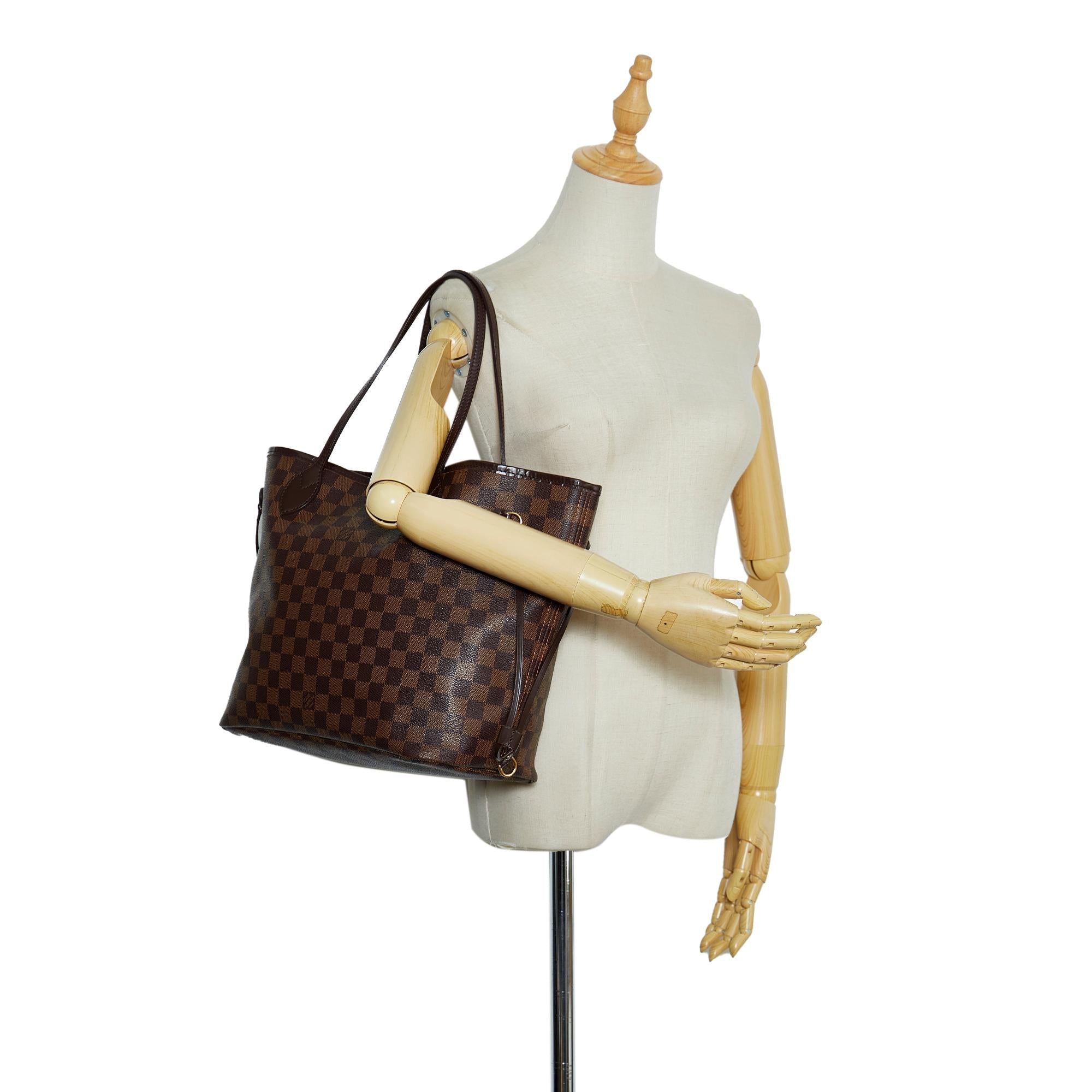 Louis Vuitton Damier Ebene Neverfull MM (SHG-SimpVx)