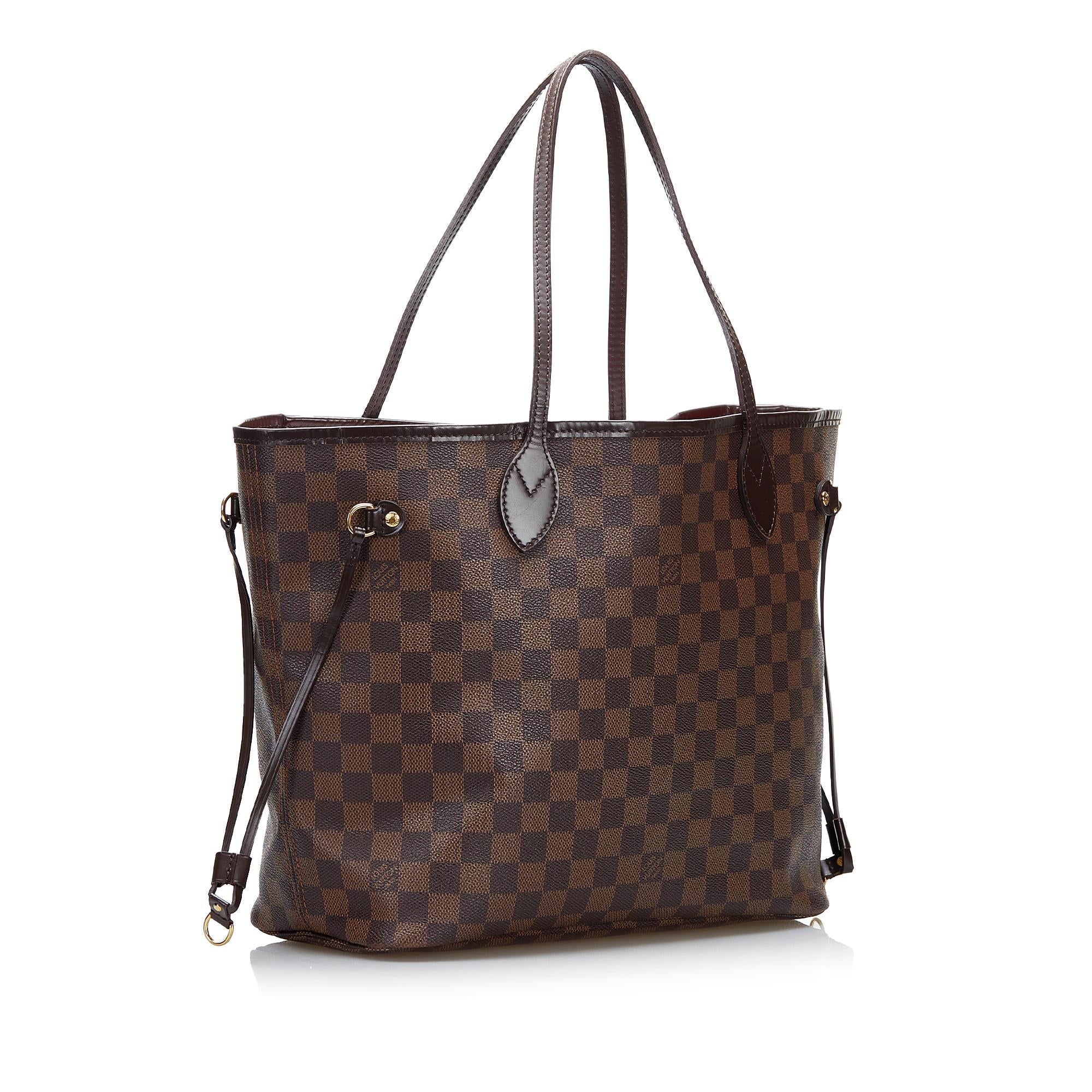 Louis Vuitton Damier Ebene Neverfull MM (SHG-SimpVx)