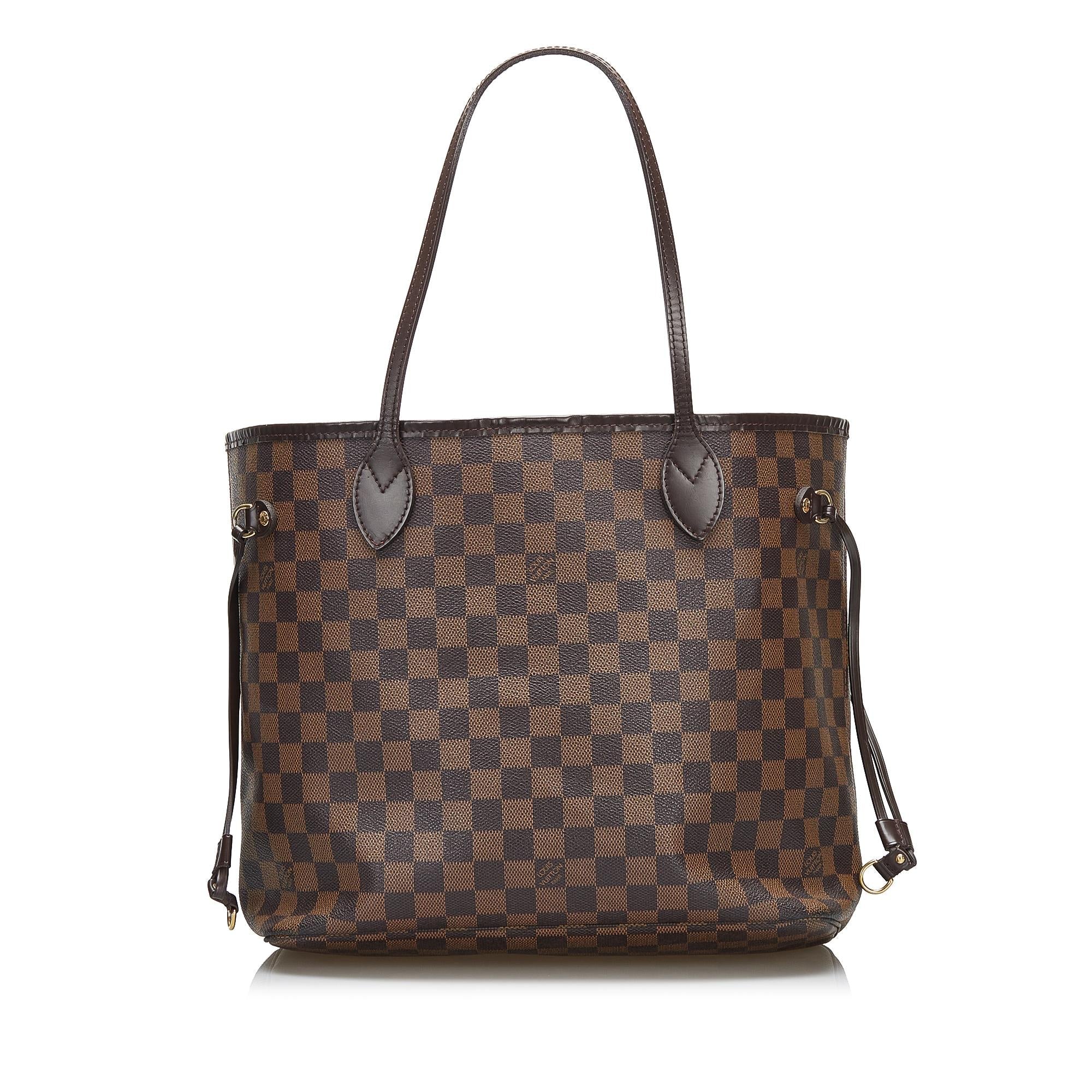 Louis Vuitton Damier Ebene Neverfull MM (SHG-GNyOdi)