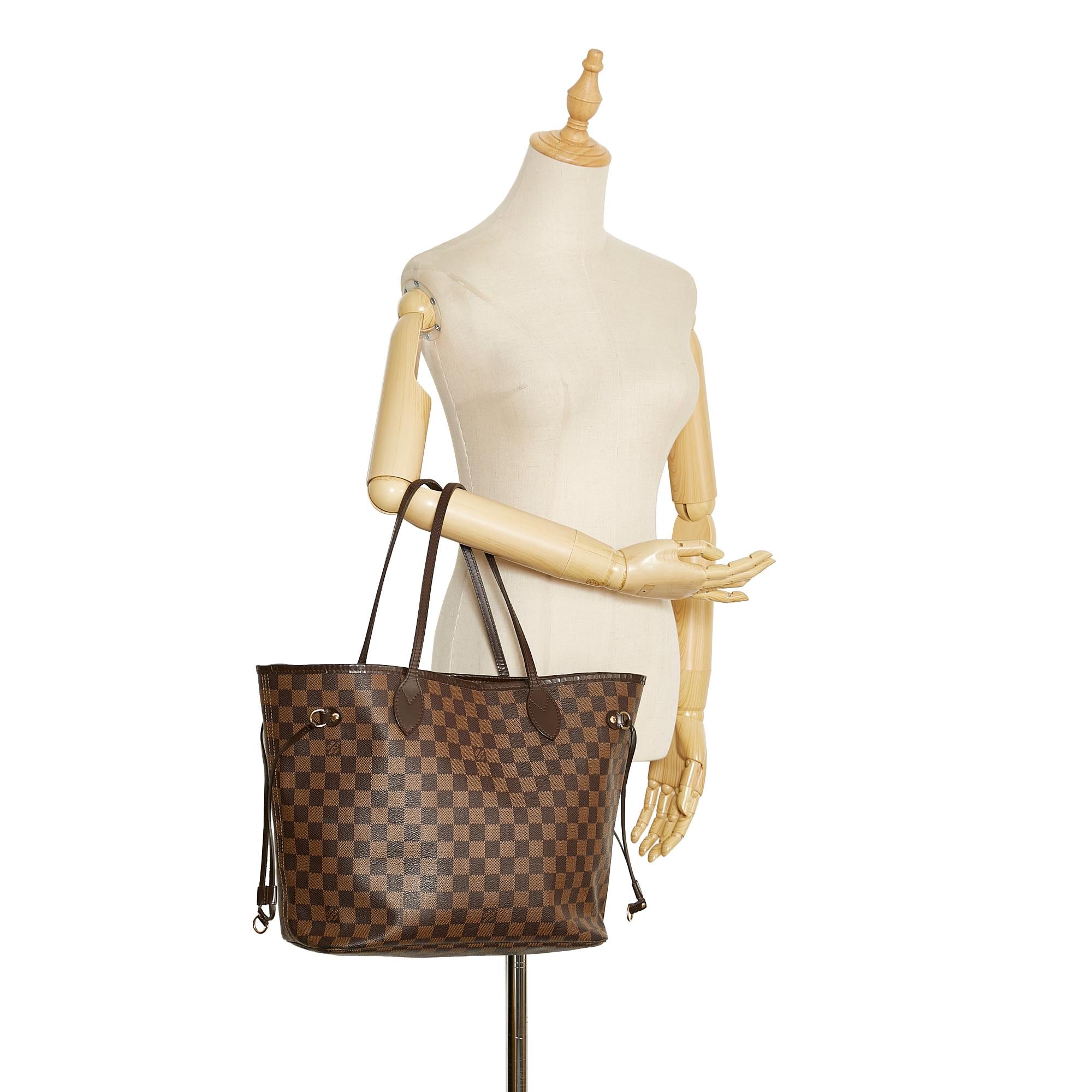 Louis Vuitton Damier Ebene Neverfull MM (SHG-GNyOdi)